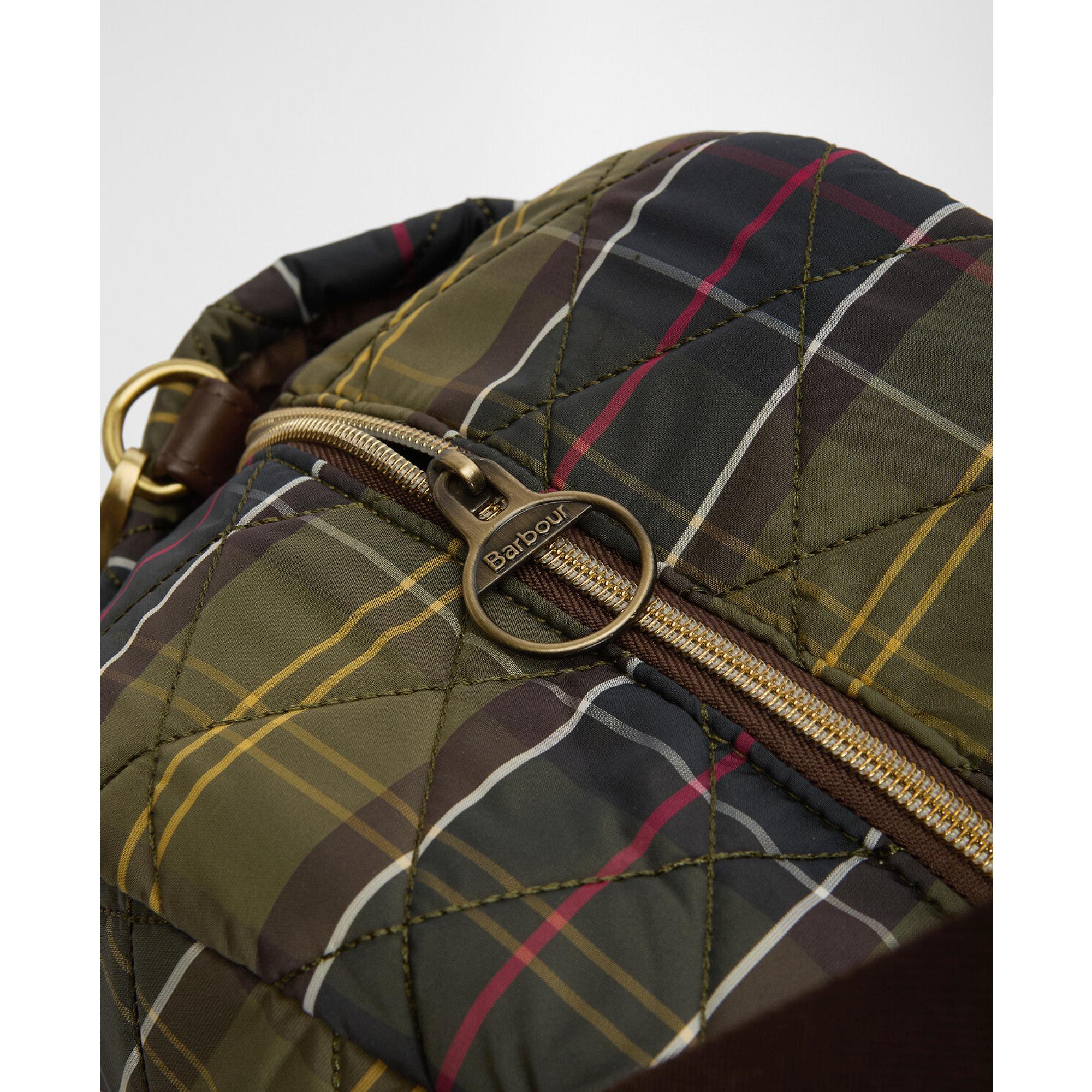 Product image 7 of 12 of Barbour Women's Wetherham Quilted Overnight Holdall Bag - Classic Tartan