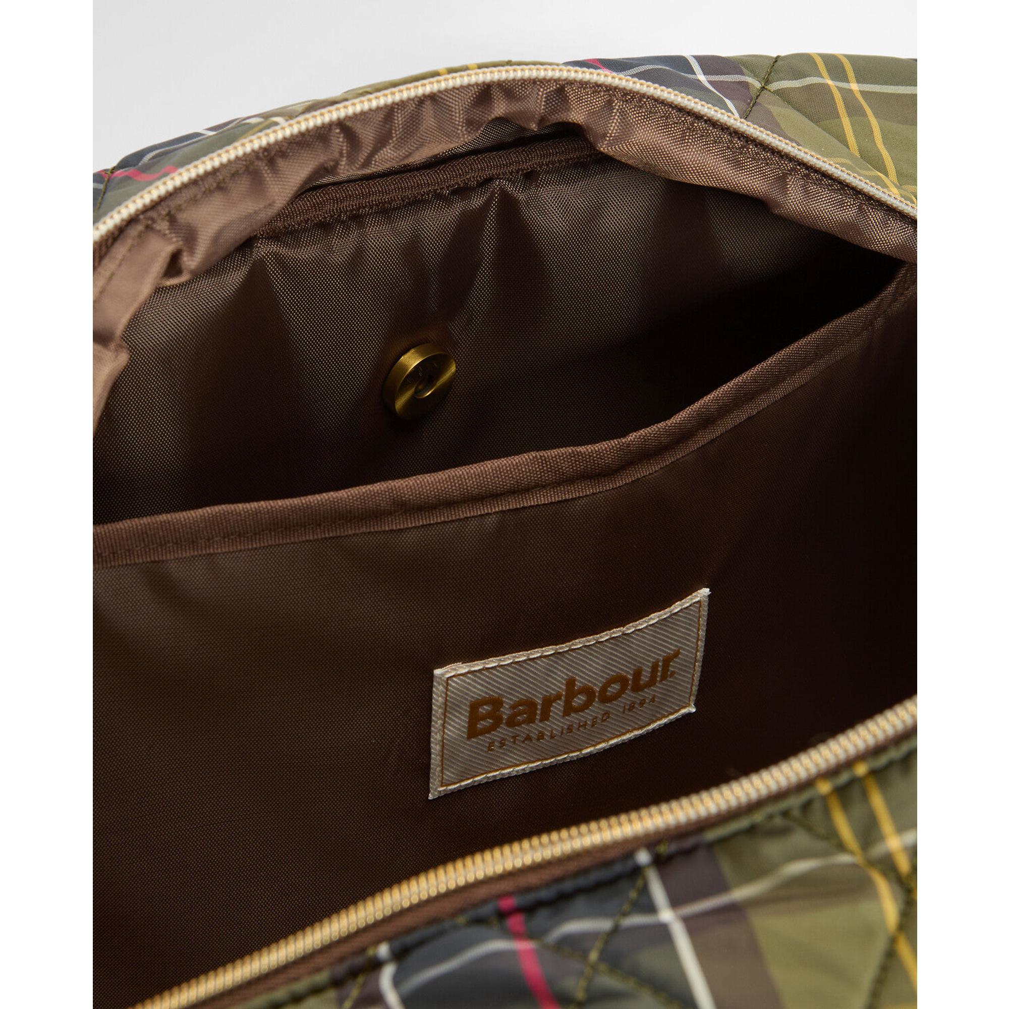 Product image 9 of 12 of Barbour Women's Wetherham Quilted Overnight Holdall Bag - Classic Tartan