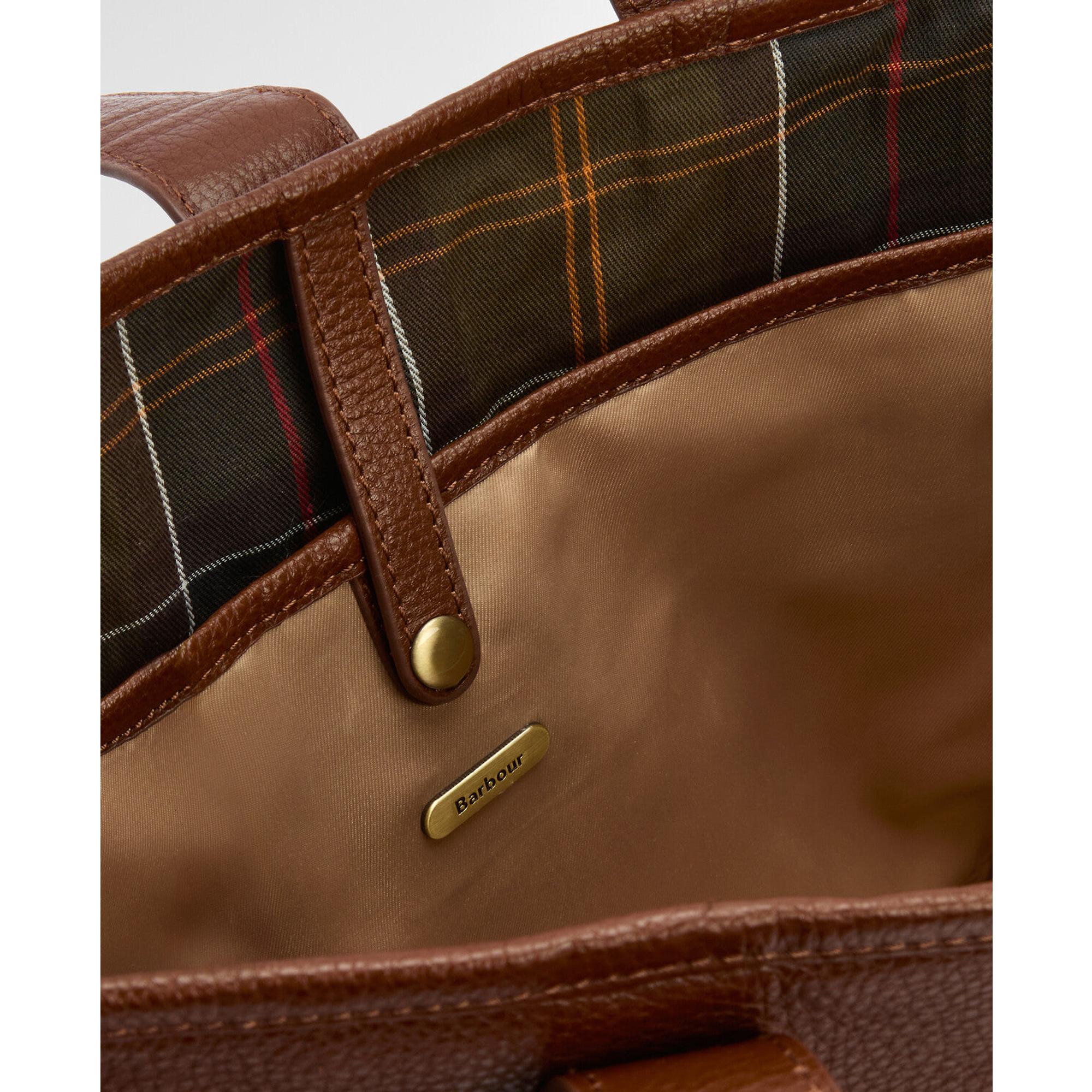 Product image 8 of 10 of Barbour Women's Alder Leather Tote Bag - Brown