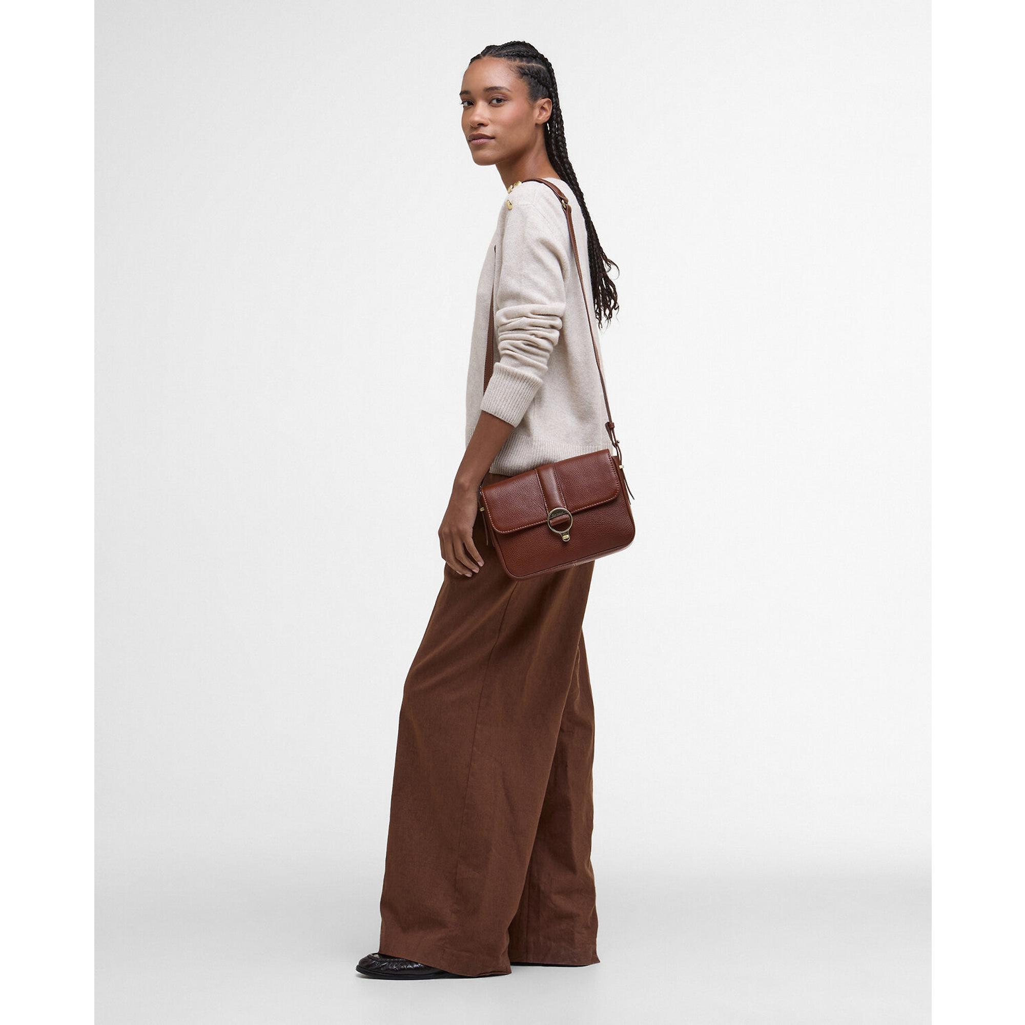 Product image 2 of 10 of Barbour Women's Rosa Leather Crossbody Bag - Brown