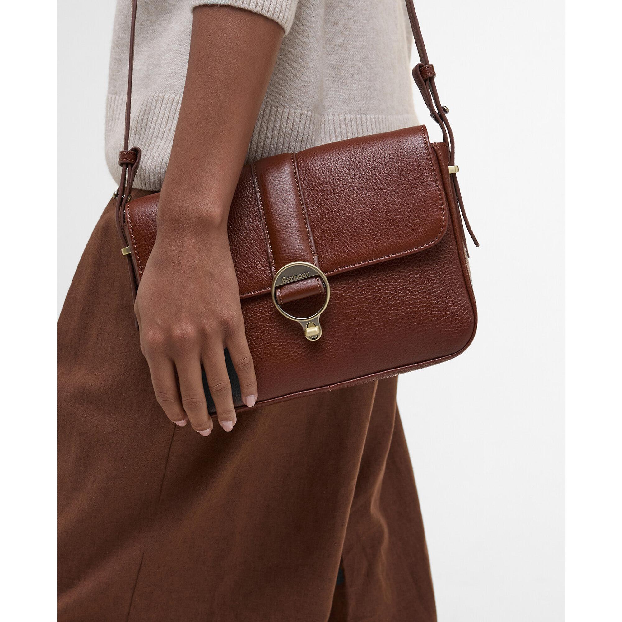 Product image 3 of 10 of Barbour Women's Rosa Leather Crossbody Bag - Brown