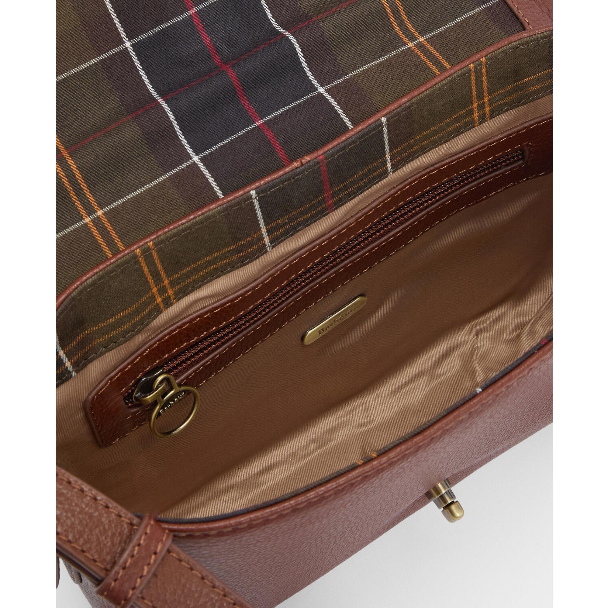 Product image 9 of 10 of Barbour Women's Rosa Leather Crossbody Bag - Brown