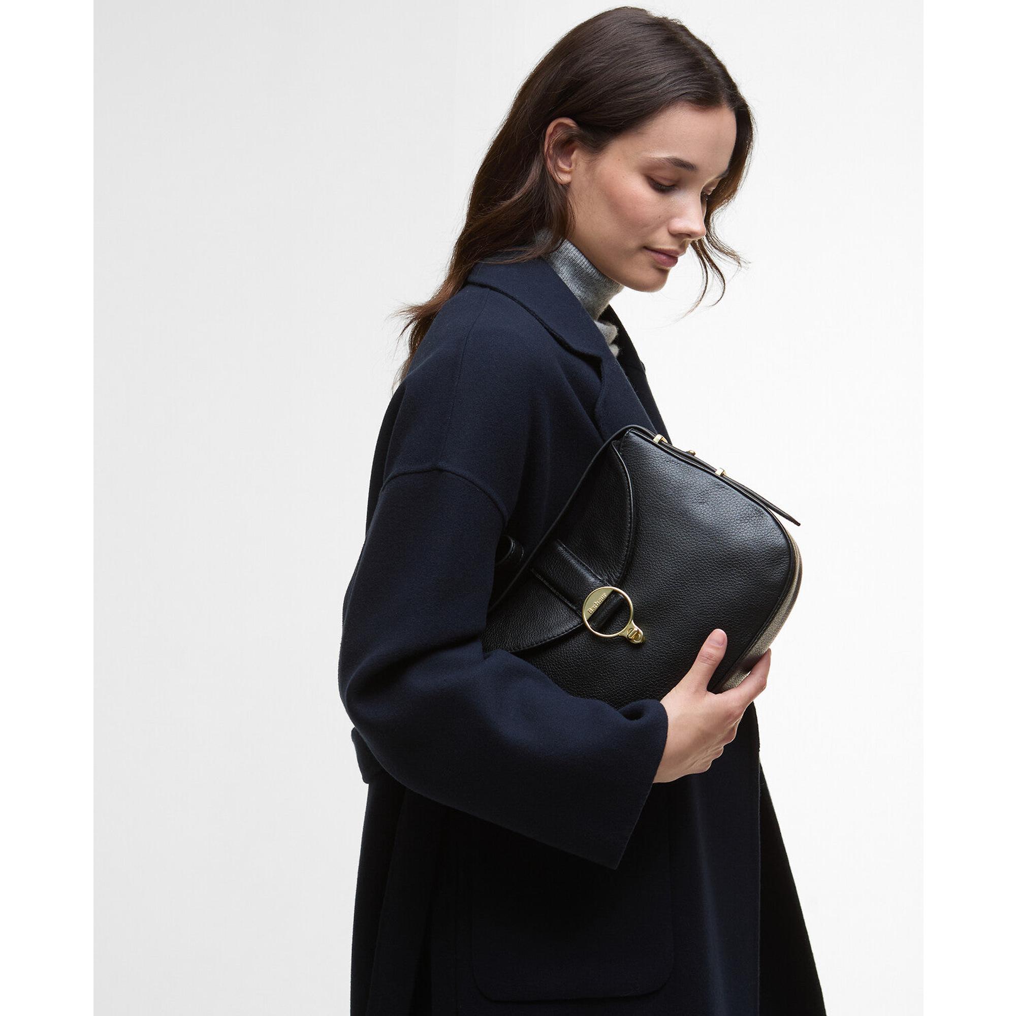 Product image 2 of 9 of Barbour Women's Alder Leather Sling Bag - Black