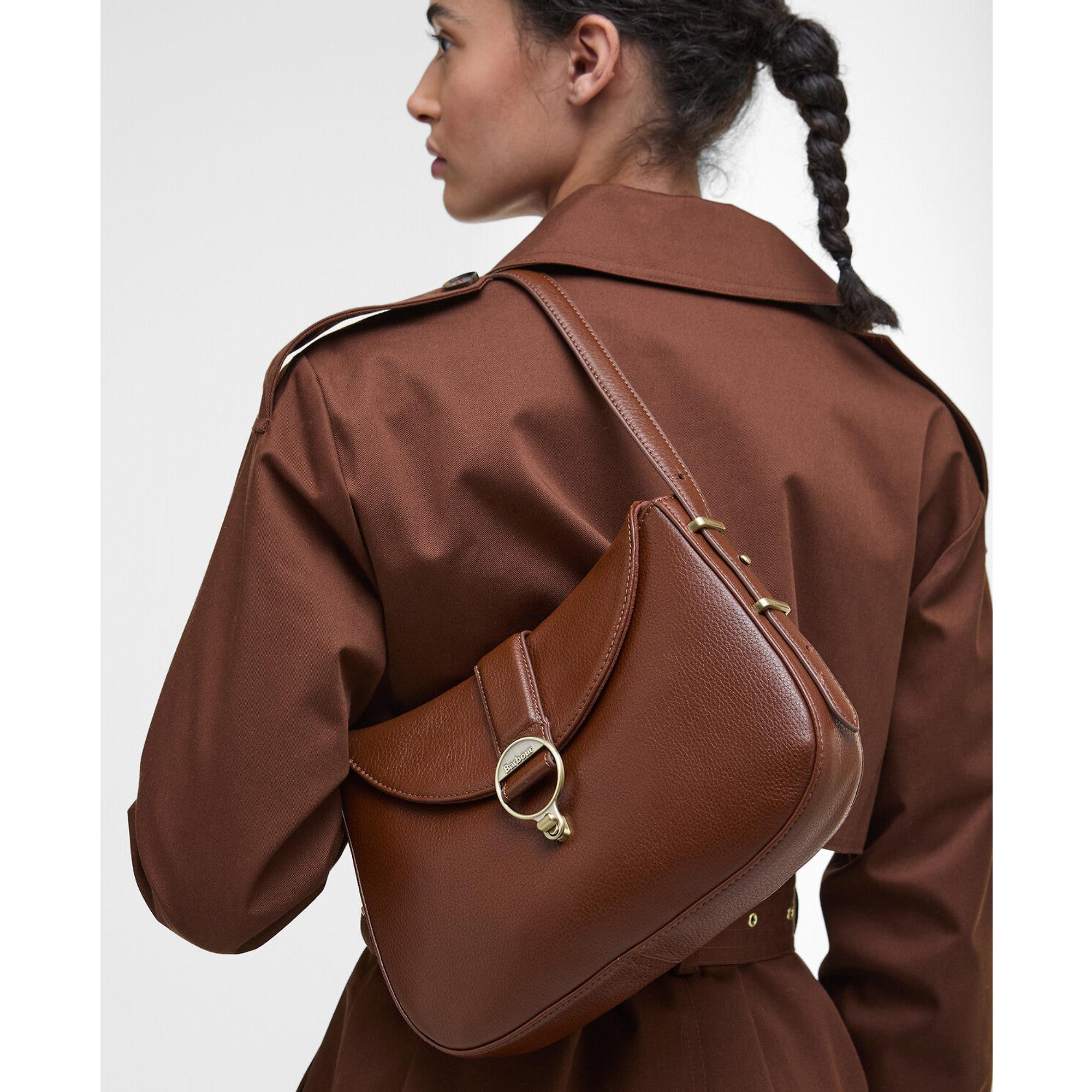 Product image 3 of 9 of Barbour Women's Alder Leather Sling Bag - Brown