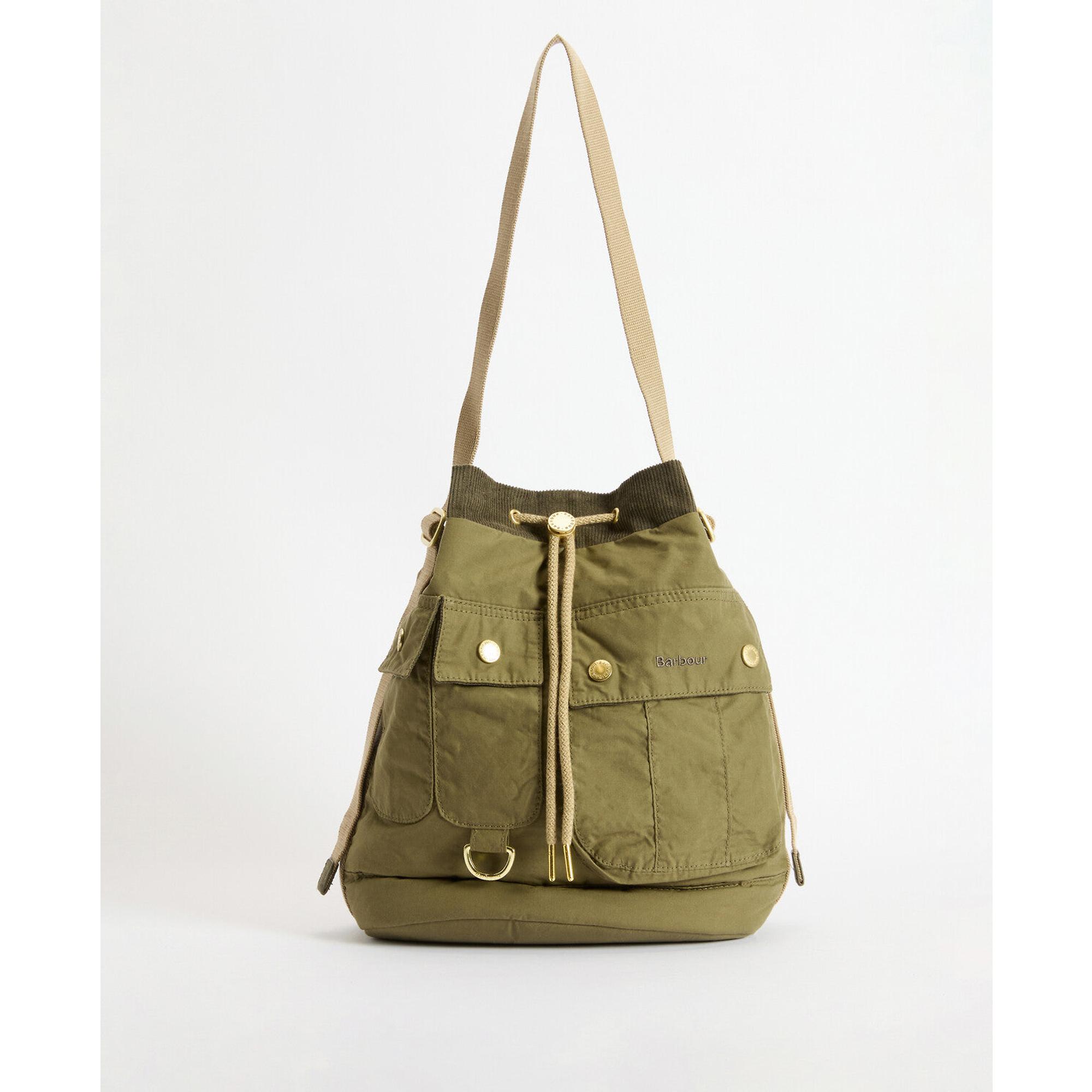 Product image 3 of 10 of Barbour Women's Mia Drawstring Tote Bag - Dusky Green