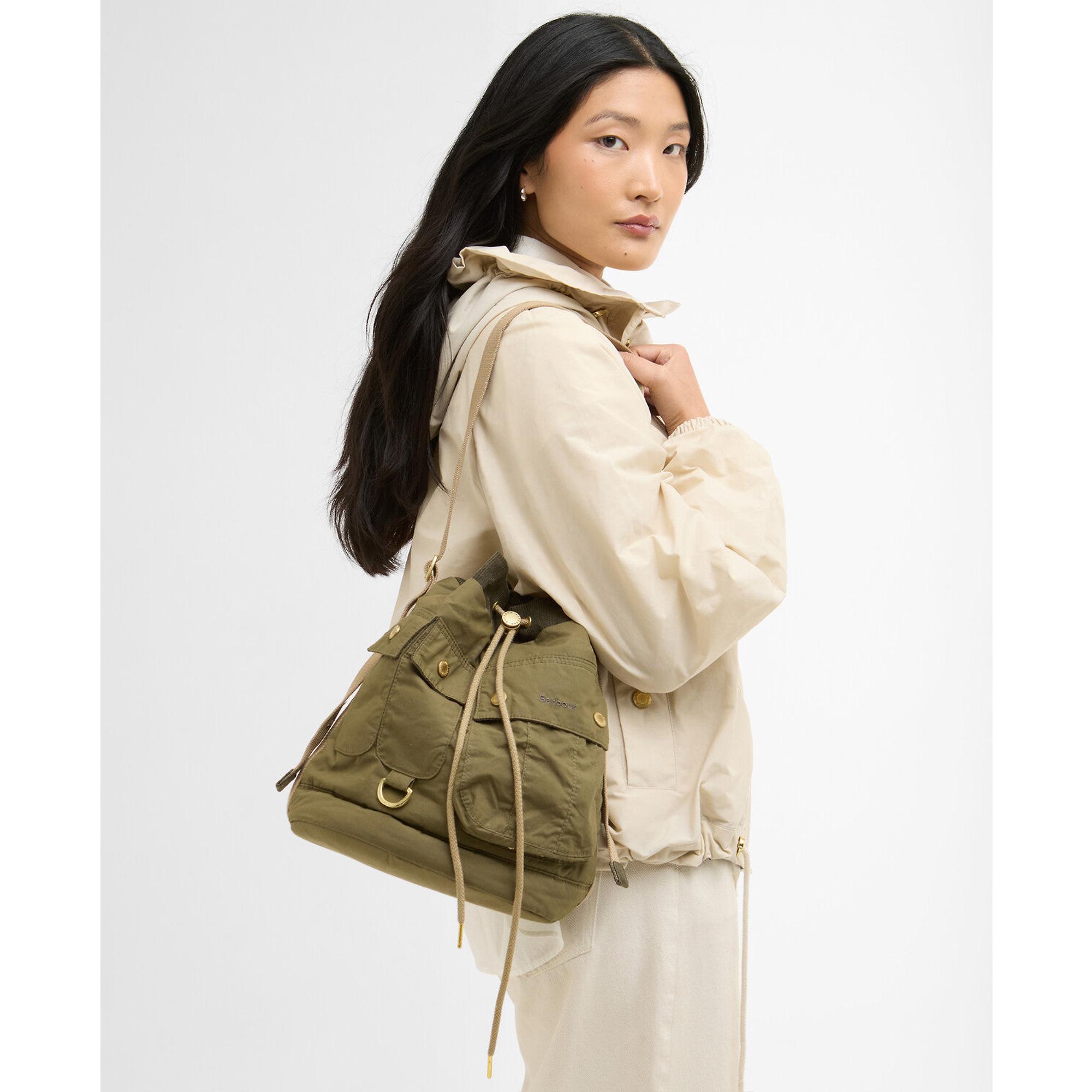Product image 2 of 10 of Barbour Women's Mia Drawstring Tote Bag - Dusky Green