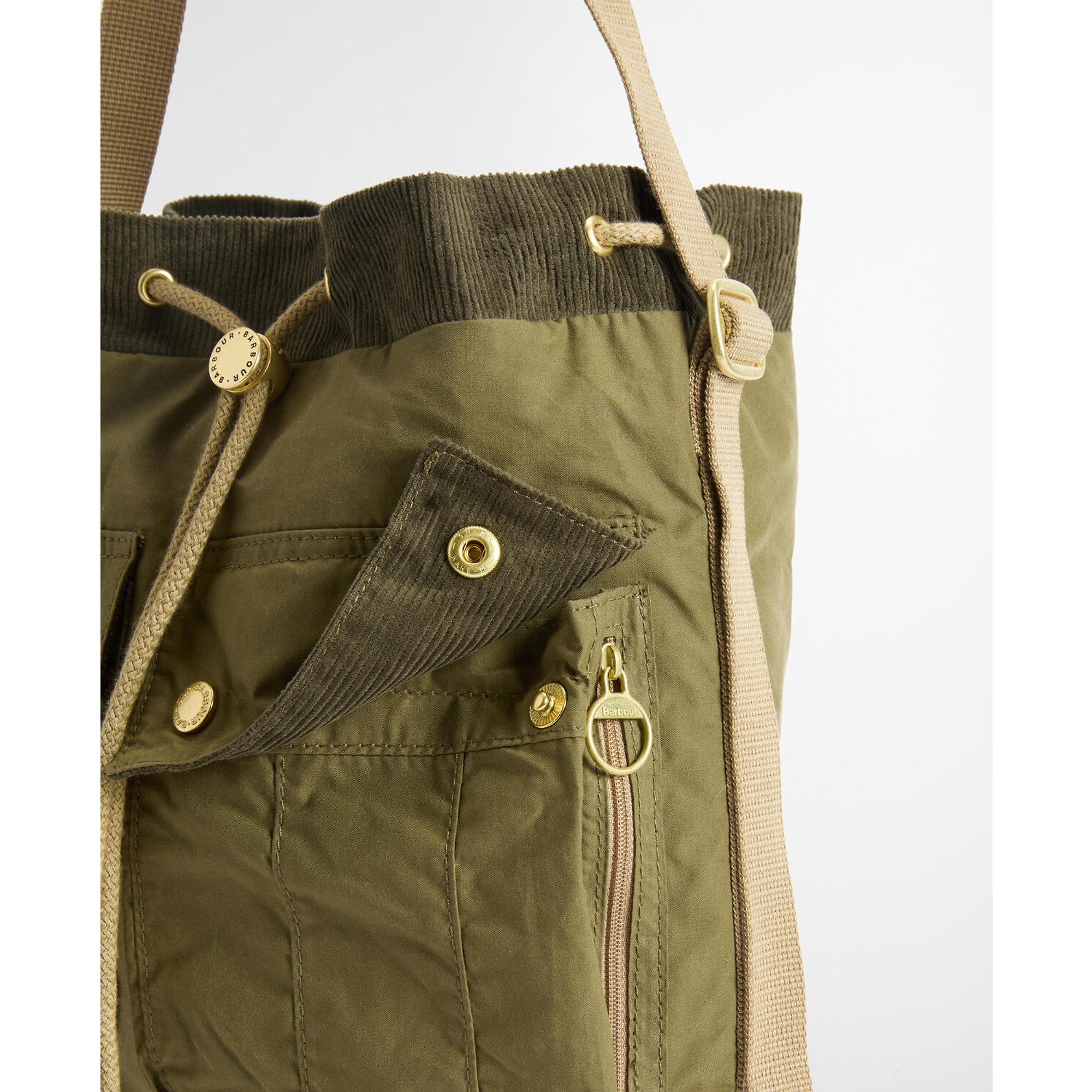 Product image 6 of 10 of Barbour Women's Mia Drawstring Tote Bag - Dusky Green