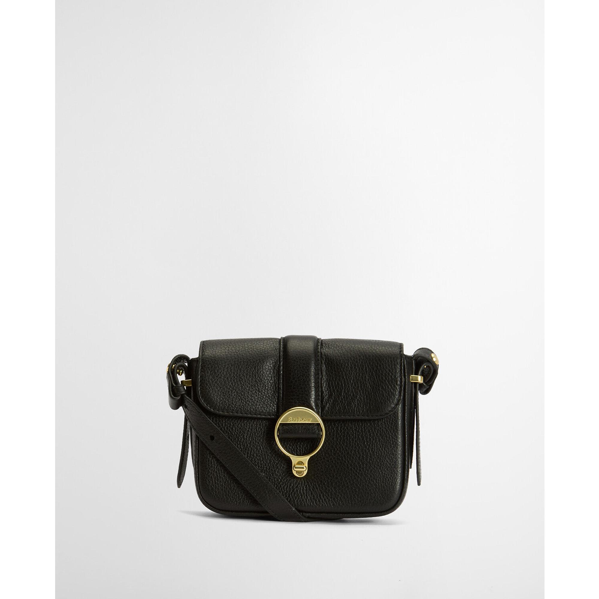 Product image 3 of 9 of Barbour Women's Mini Rosa Leather Crossbody Bag - Black