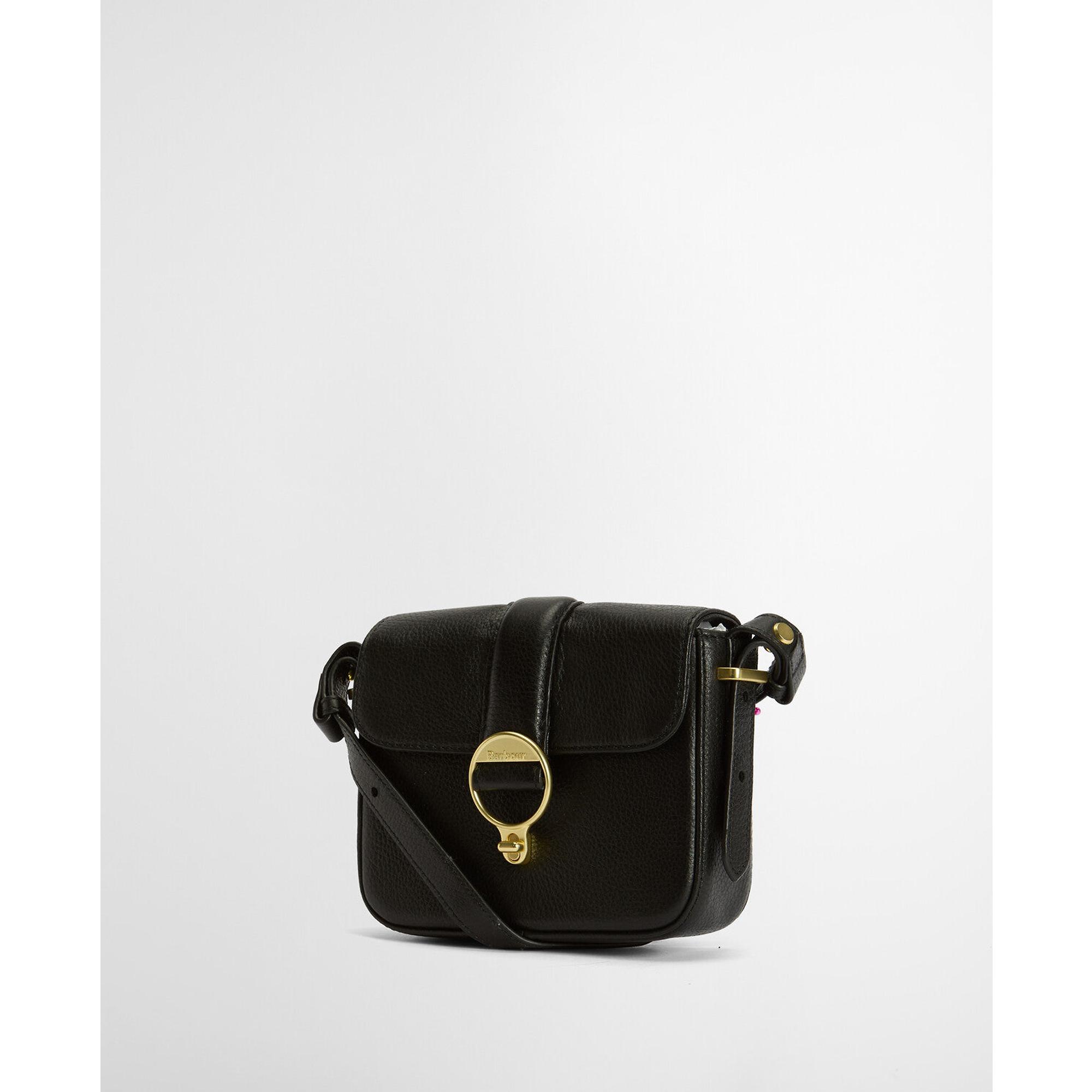 Product image 4 of 9 of Barbour Women's Mini Rosa Leather Crossbody Bag - Black