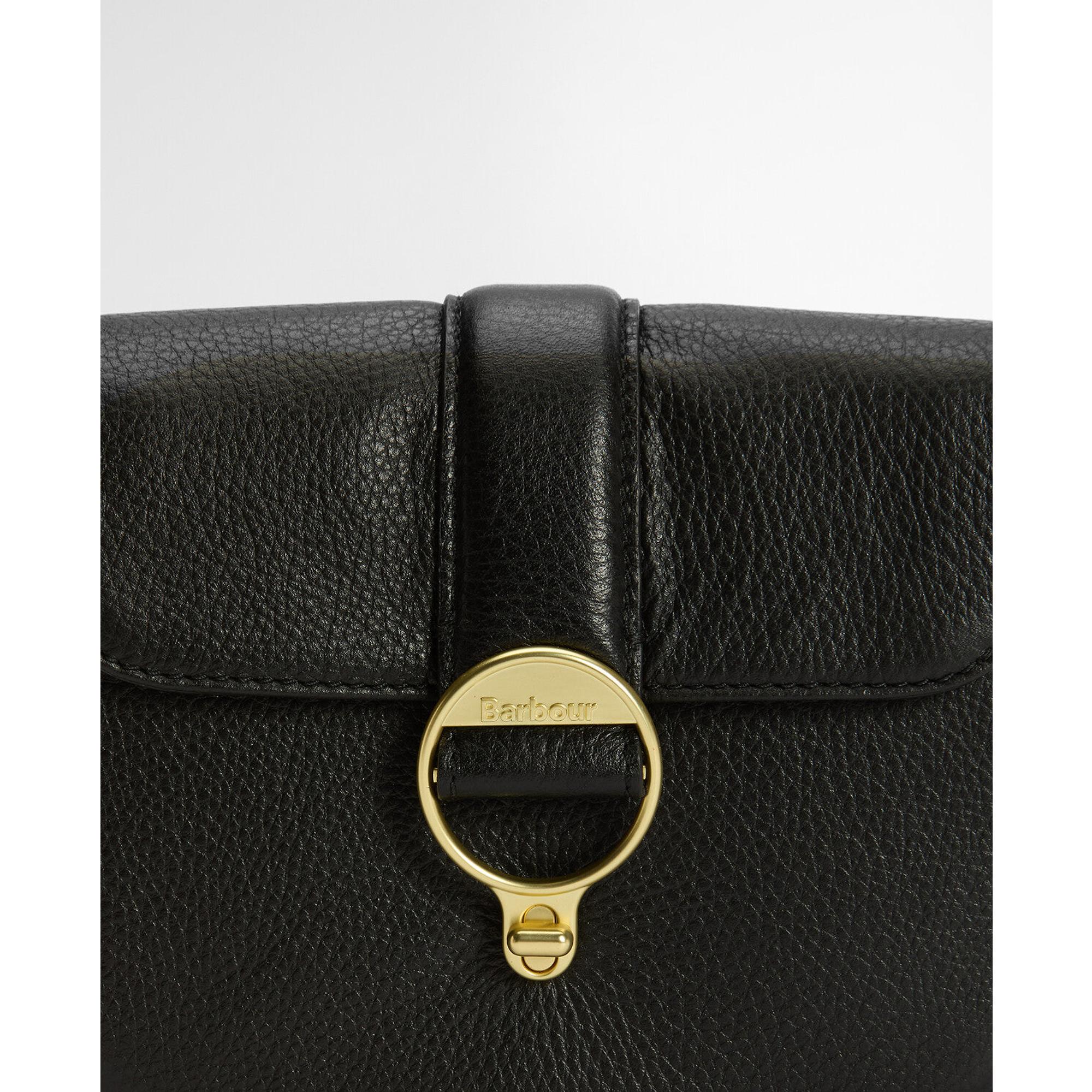 Product image 6 of 9 of Barbour Women's Mini Rosa Leather Crossbody Bag - Black