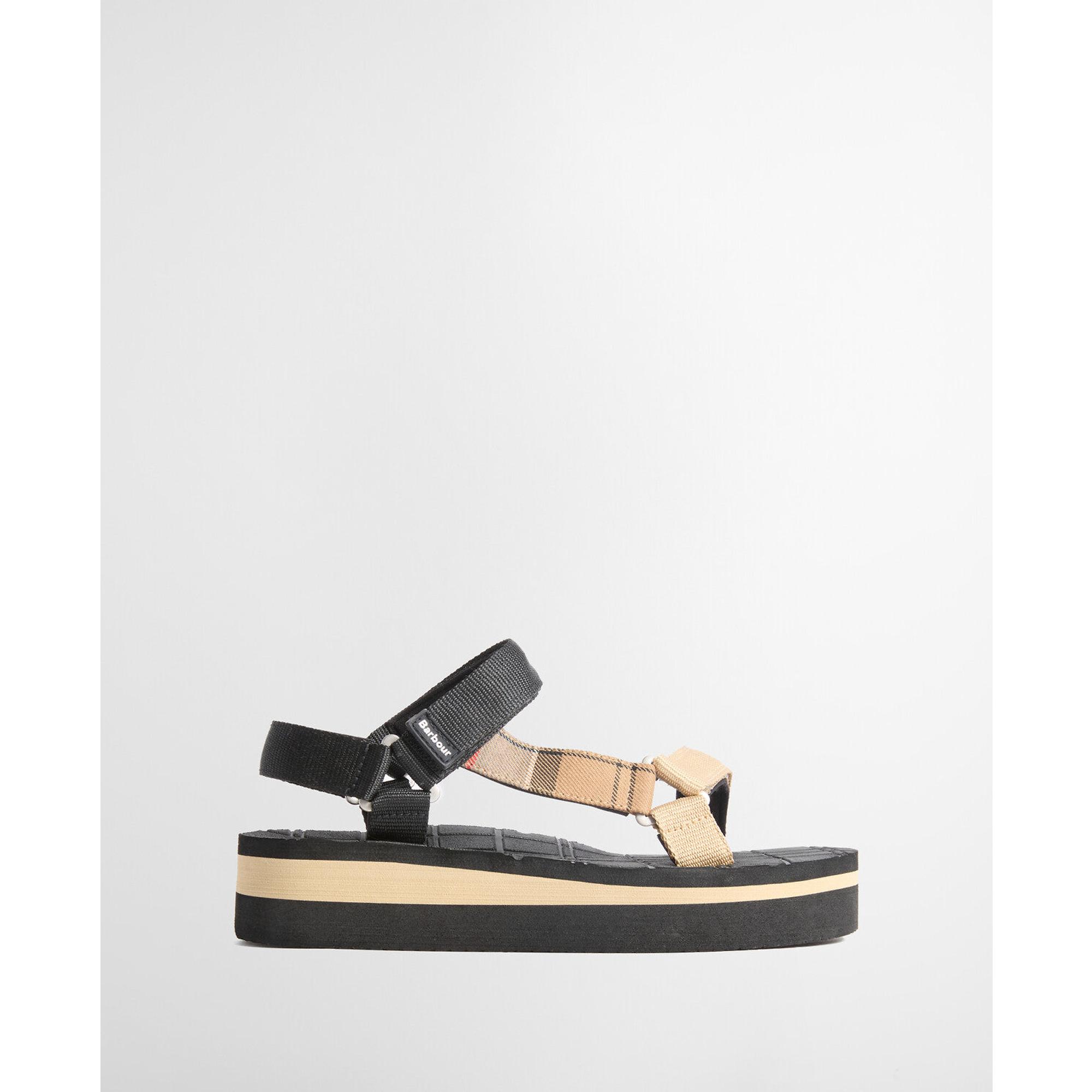 Product image 2 of 9 of Barbour Women's Mila Sandals - Black/Dress Tartan