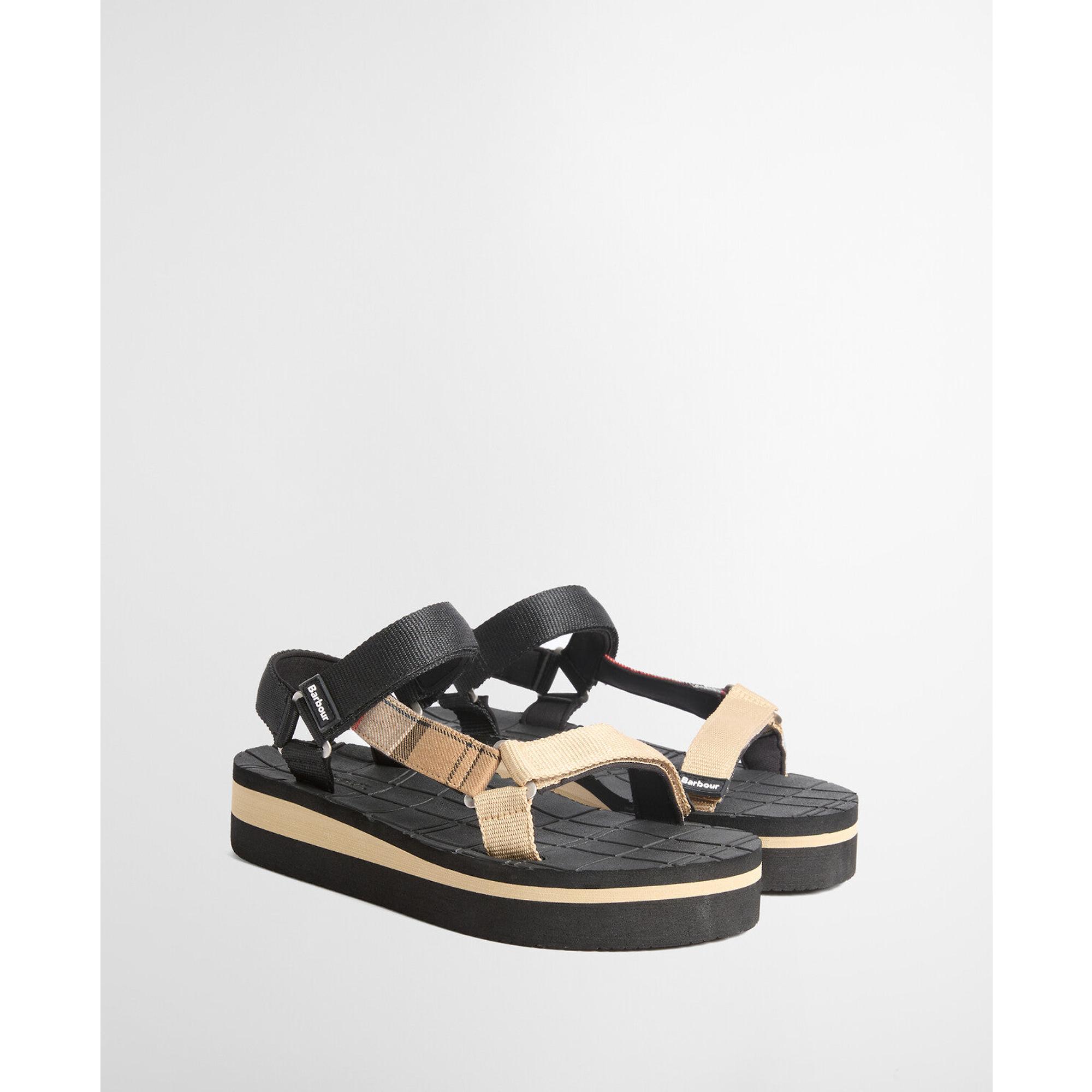 Product image 9 of 9 of Barbour Women's Mila Sandals - Black/Dress Tartan
