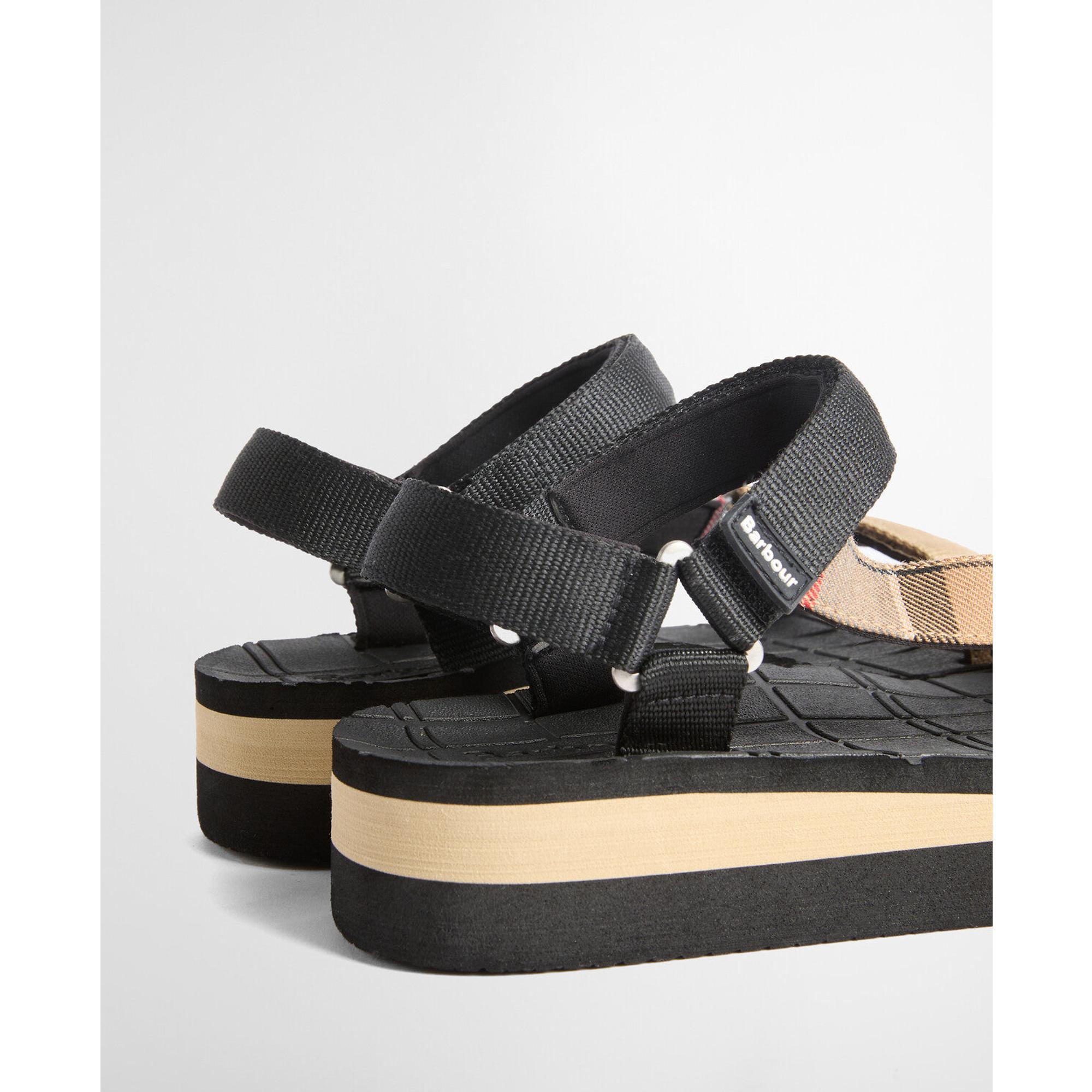 Product image 5 of 9 of Barbour Women's Mila Sandals - Black/Dress Tartan