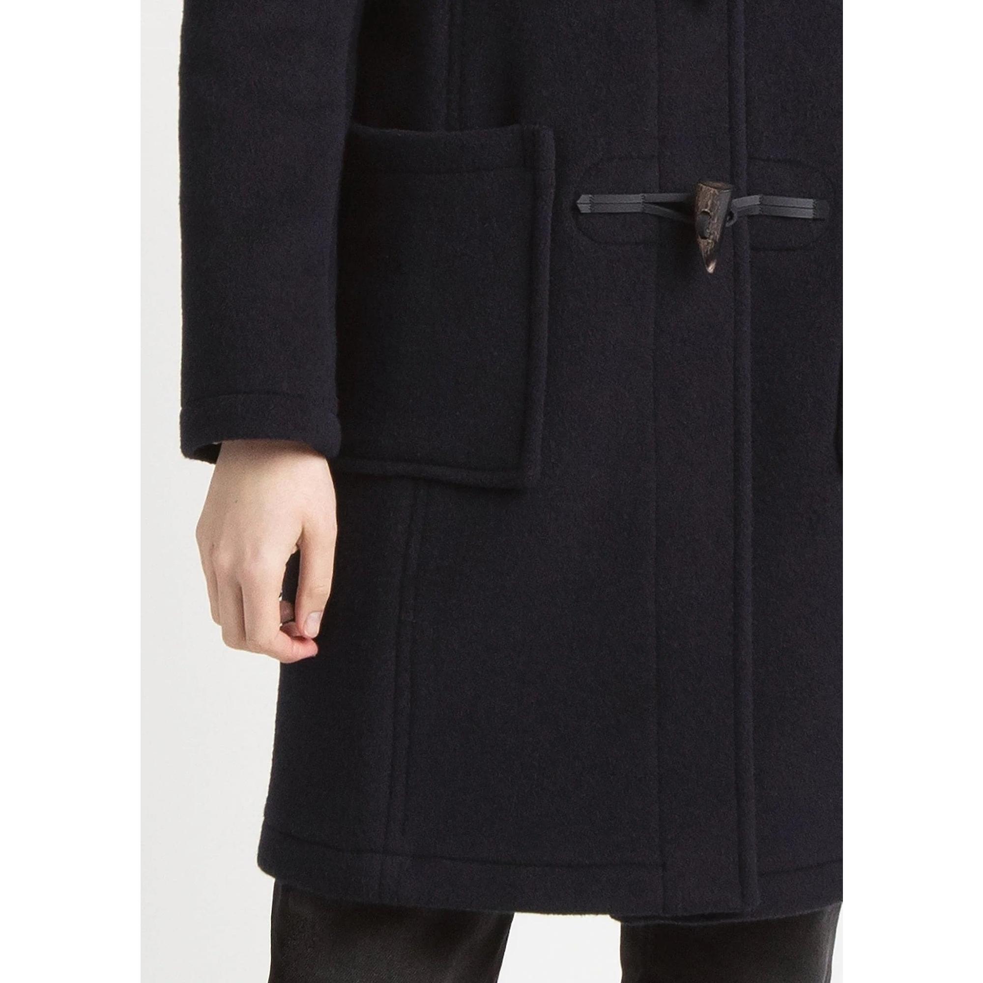 Product image 5 of 7 of Gloverall Women's Long Slim Fit Freda Duffle Coat - Navy Royal Stewart