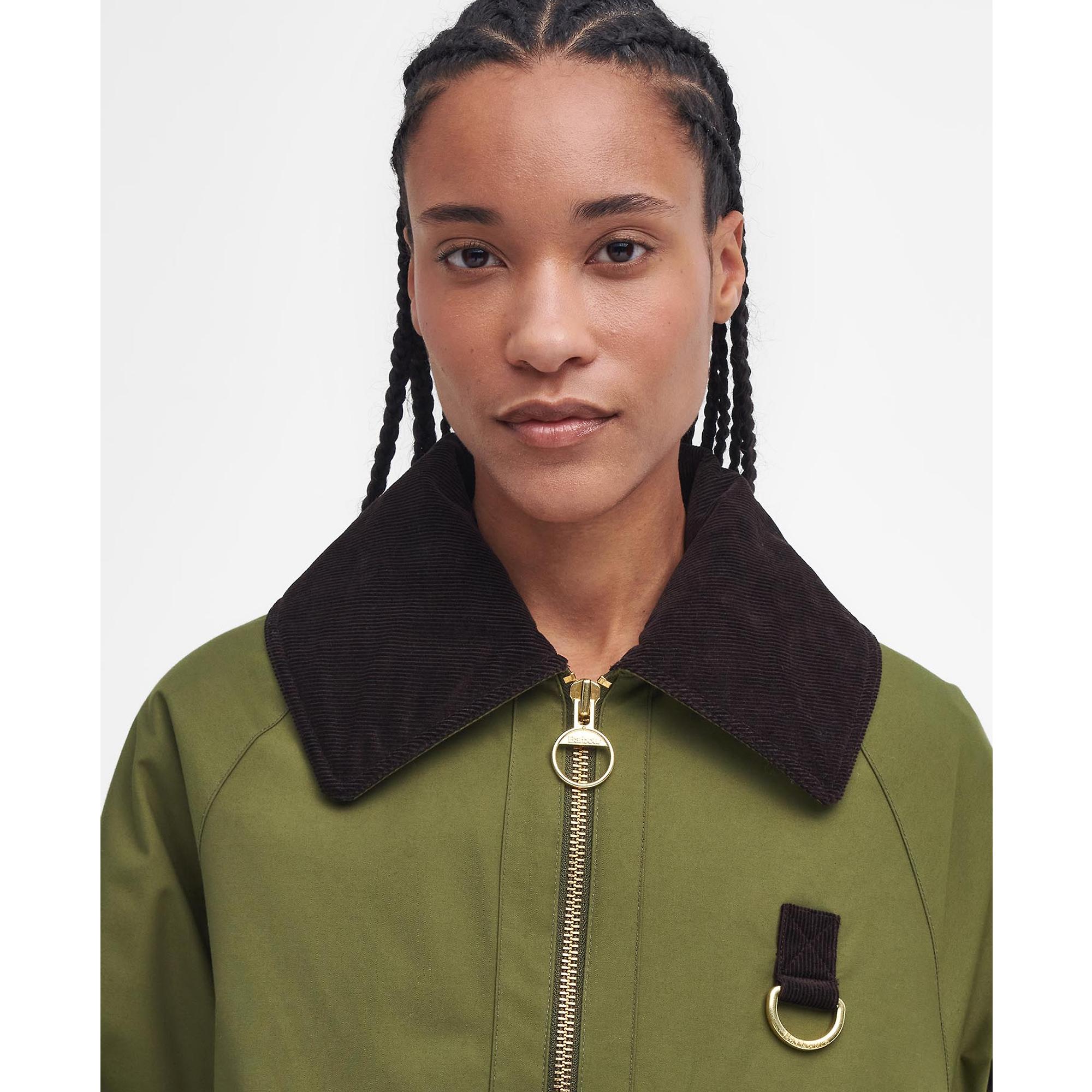 Product image 8 of 9 of Barbour Women's Nora Casual Jacket - Dark Moss