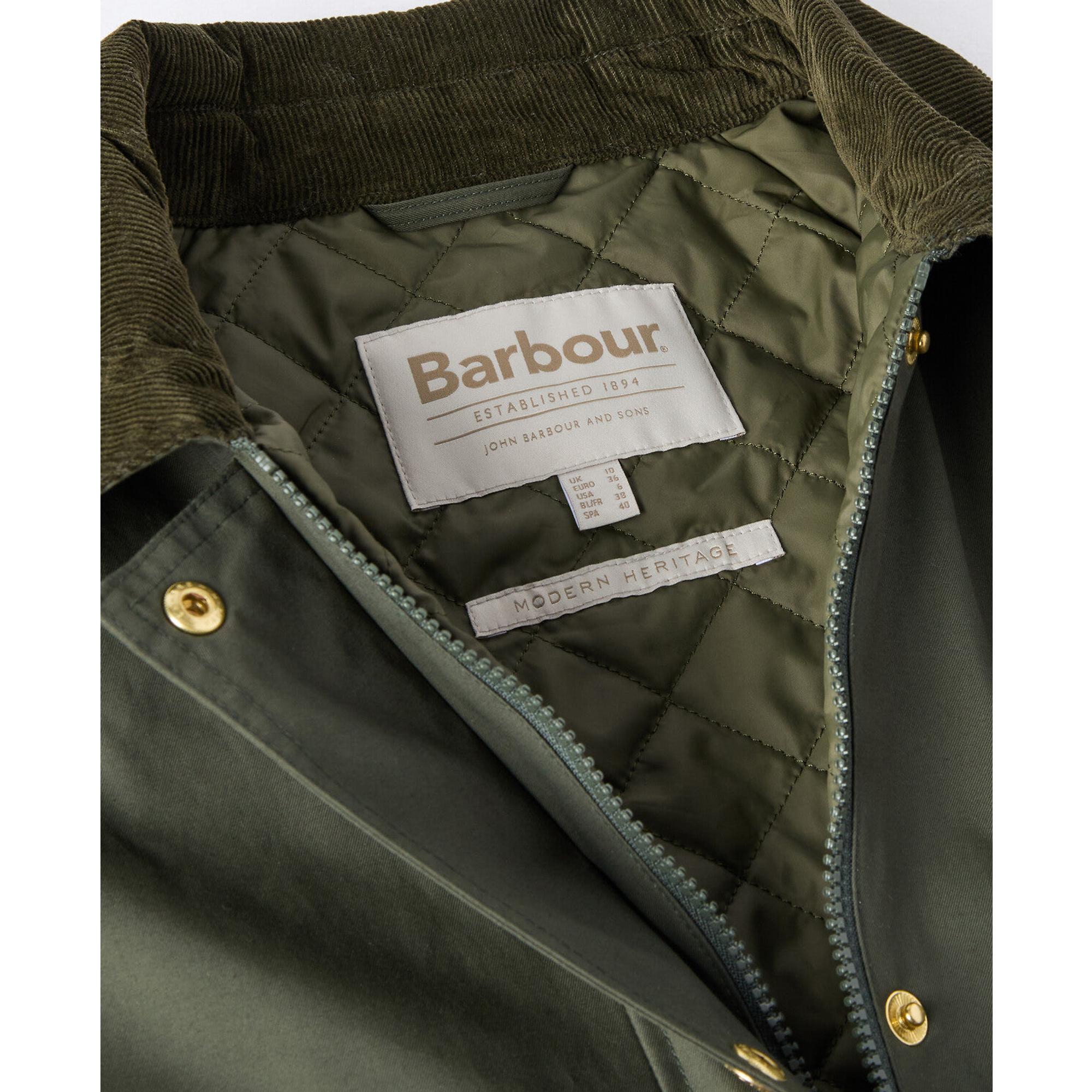 Product image 8 of 8 of Barbour Women's Phoebe Casual Jacket - Olive