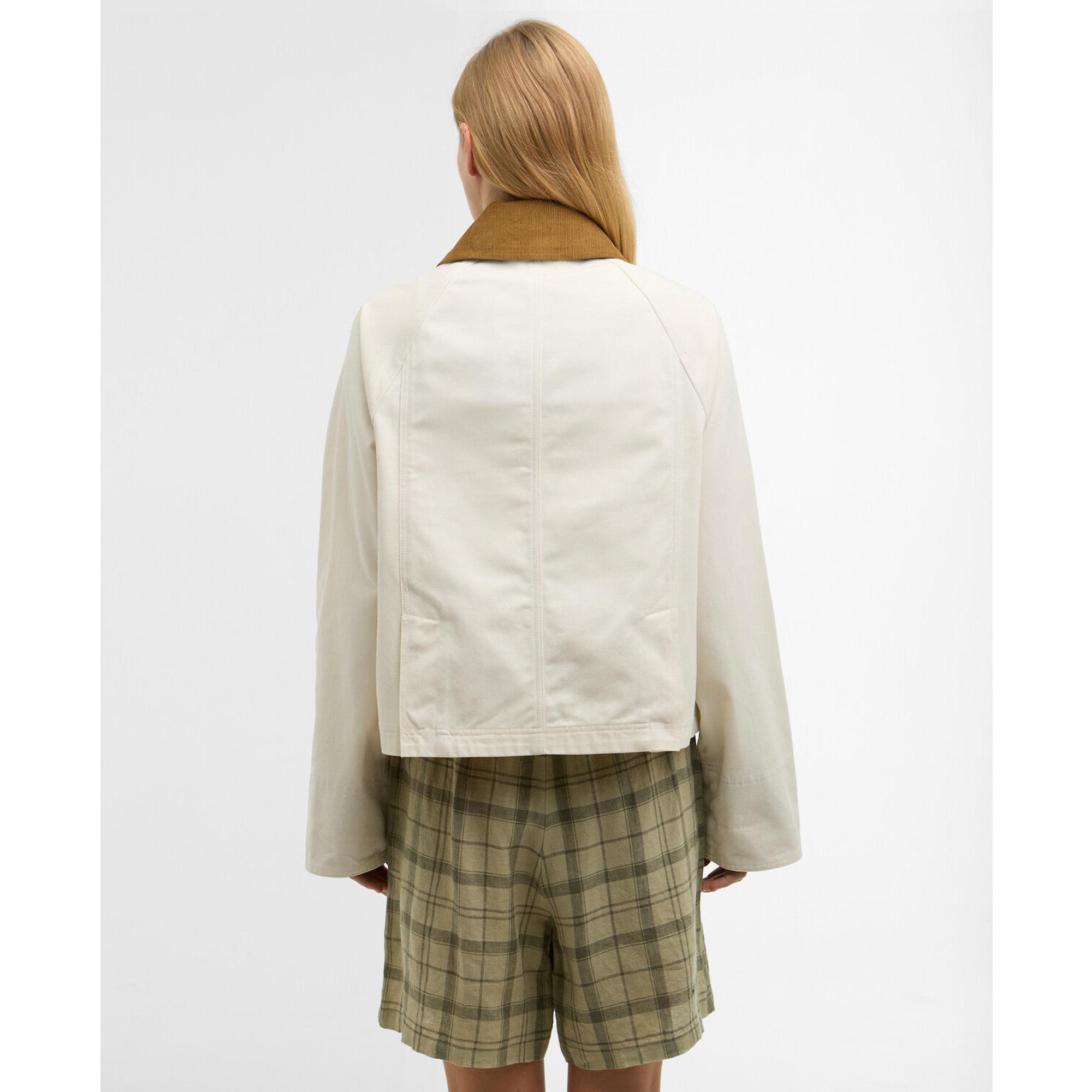 Product image 4 of 8 of Barbour Women's Cropped Beadnell Casual Jacket - Light Pearl/Dress/Beige