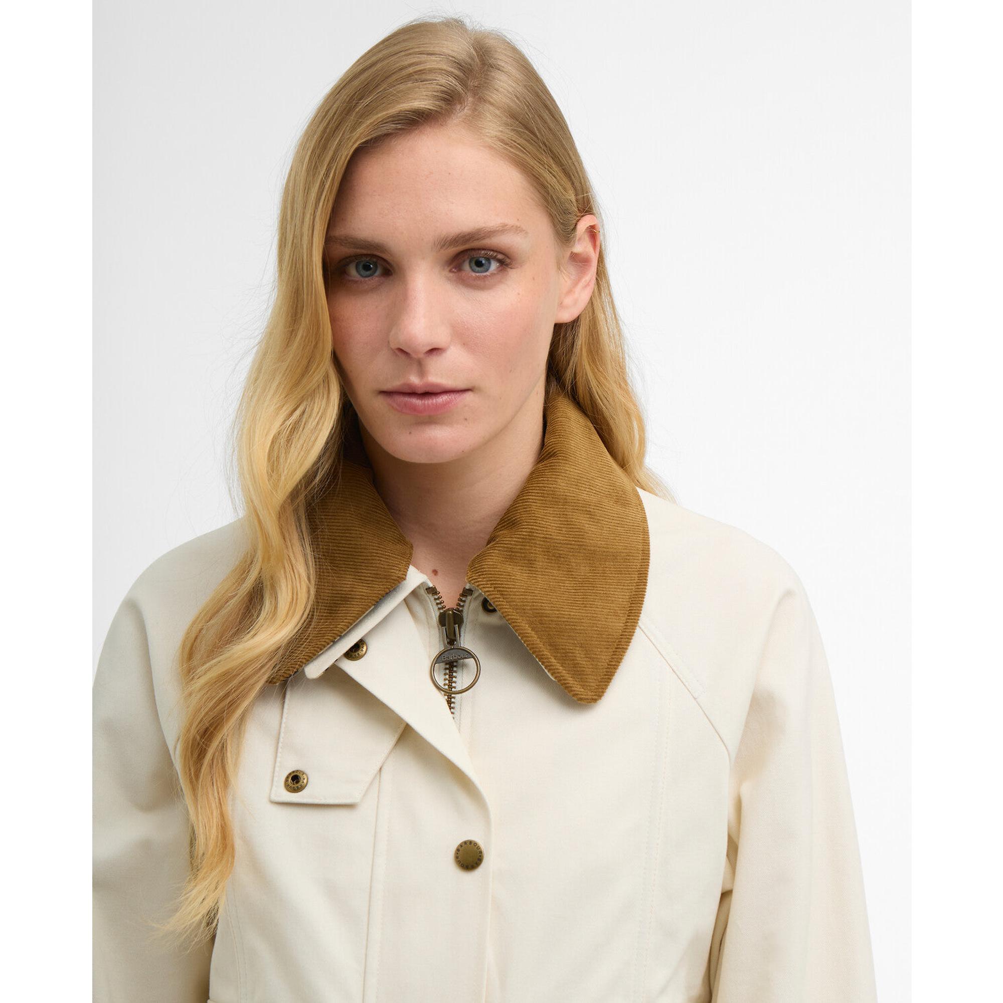 Product image 5 of 8 of Barbour Women's Cropped Beadnell Casual Jacket - Light Pearl/Dress/Beige