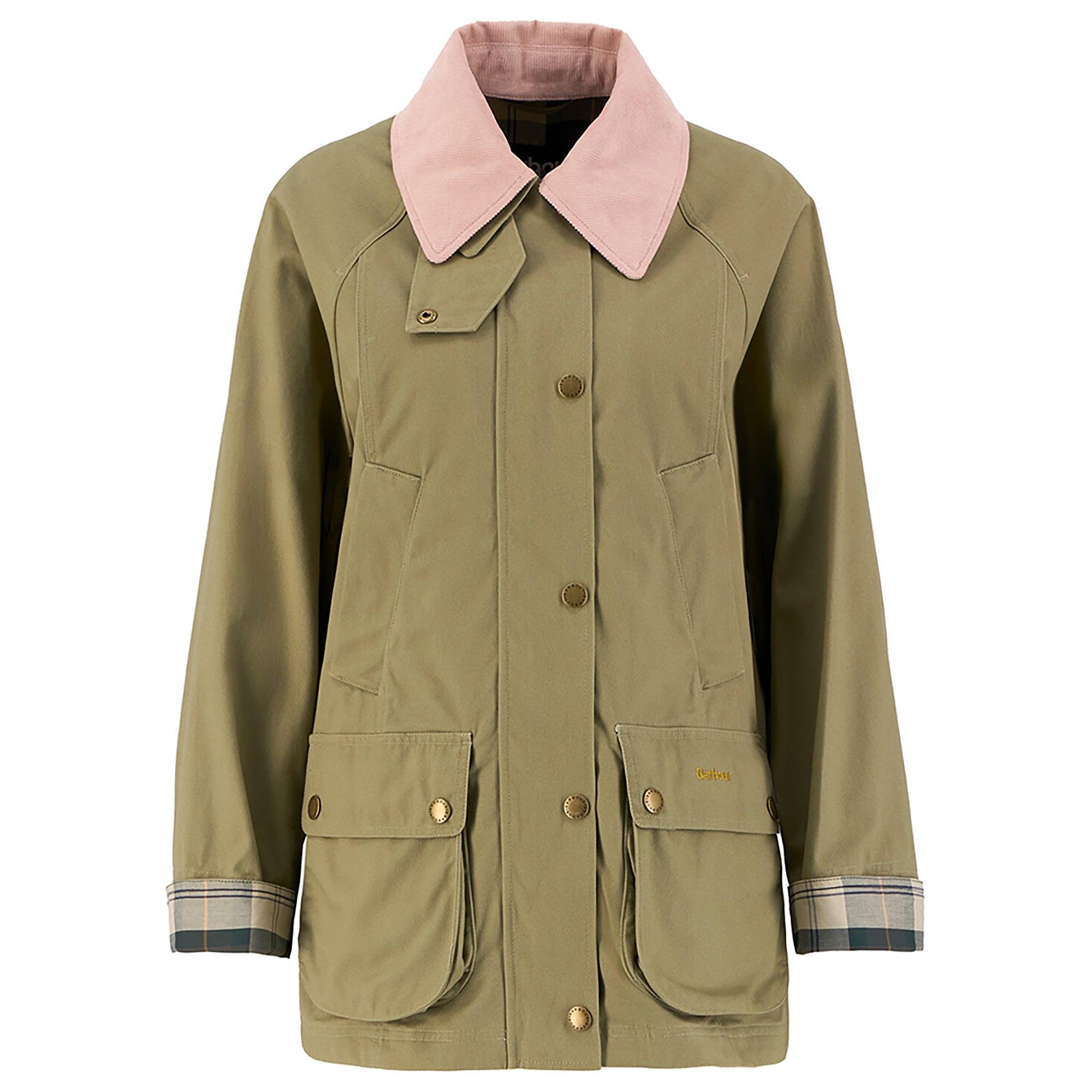 Product image 1 of 8 of Barbour Women's Modern Beadnell Casual Jacket - Bleached Olive/Ancient/Gardenia