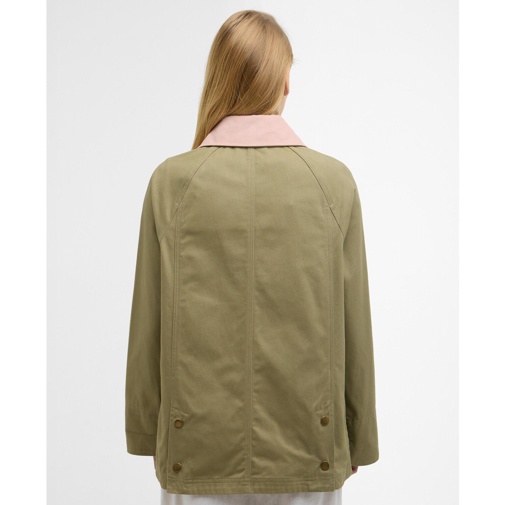 Product image 4 of 8 of Barbour Women's Modern Beadnell Casual Jacket - Bleached Olive/Ancient/Gardenia