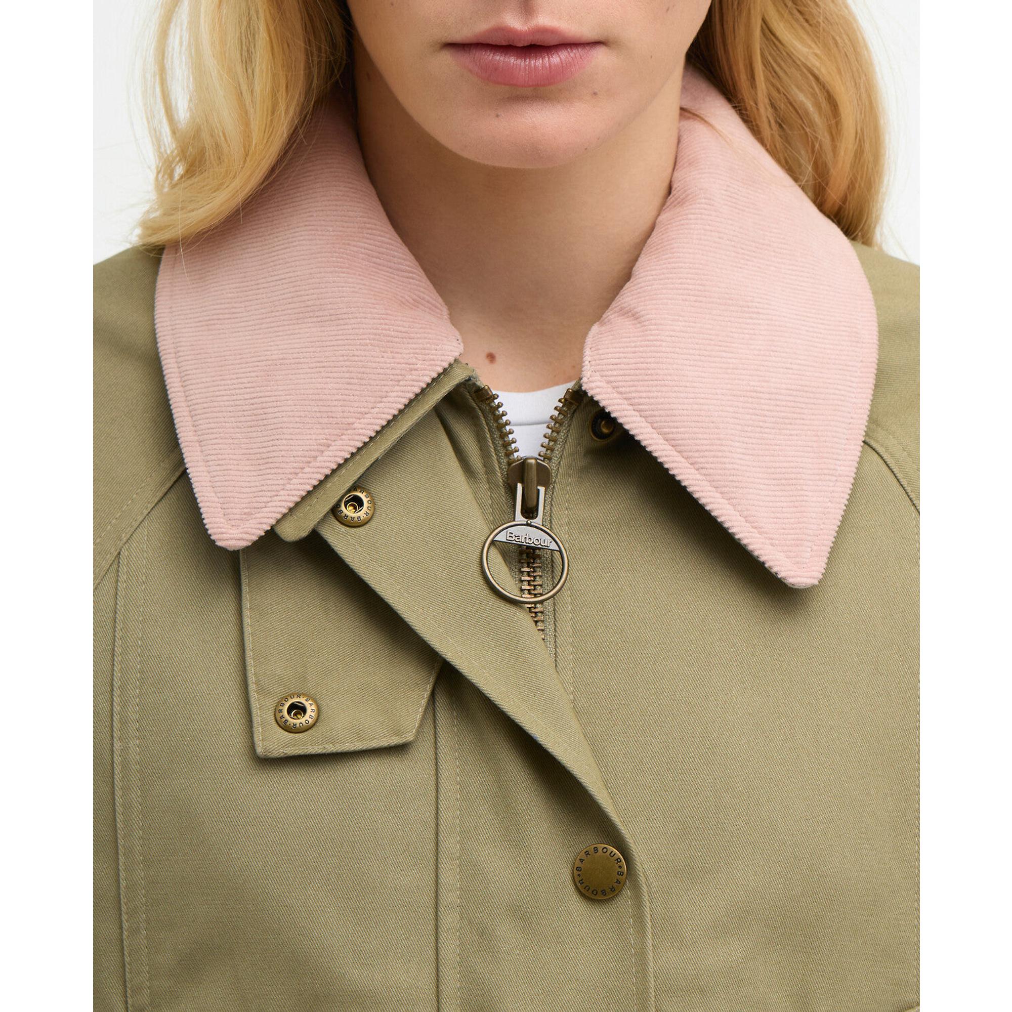 Product image 5 of 8 of Barbour Women's Modern Beadnell Casual Jacket - Bleached Olive/Ancient/Gardenia