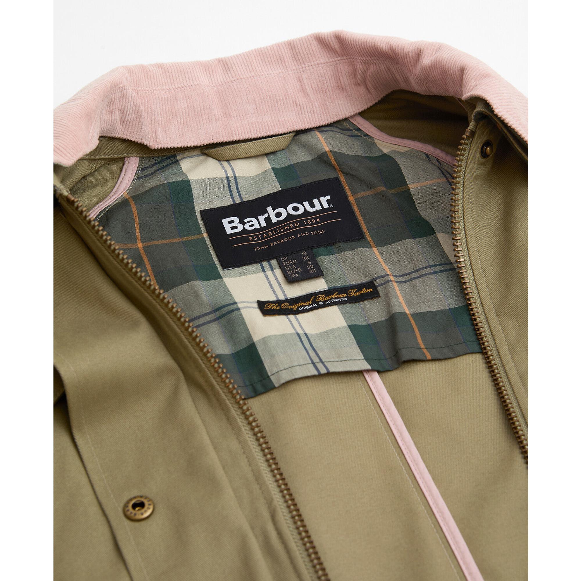 Product image 8 of 8 of Barbour Women's Modern Beadnell Casual Jacket - Bleached Olive/Ancient/Gardenia