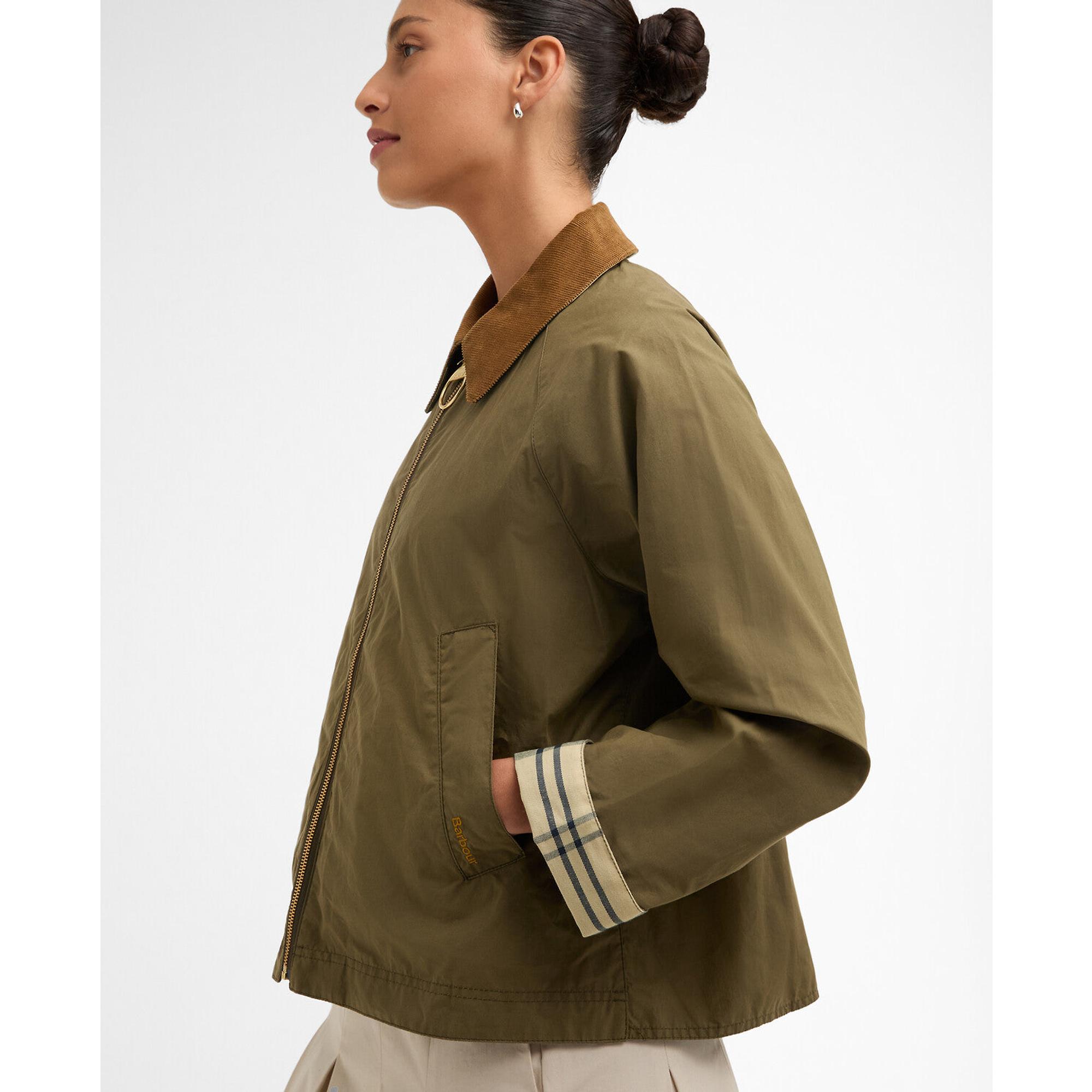 Product image 6 of 6 of Barbour Women's Catlin Casual Jacket - Dusky Green/Ancient