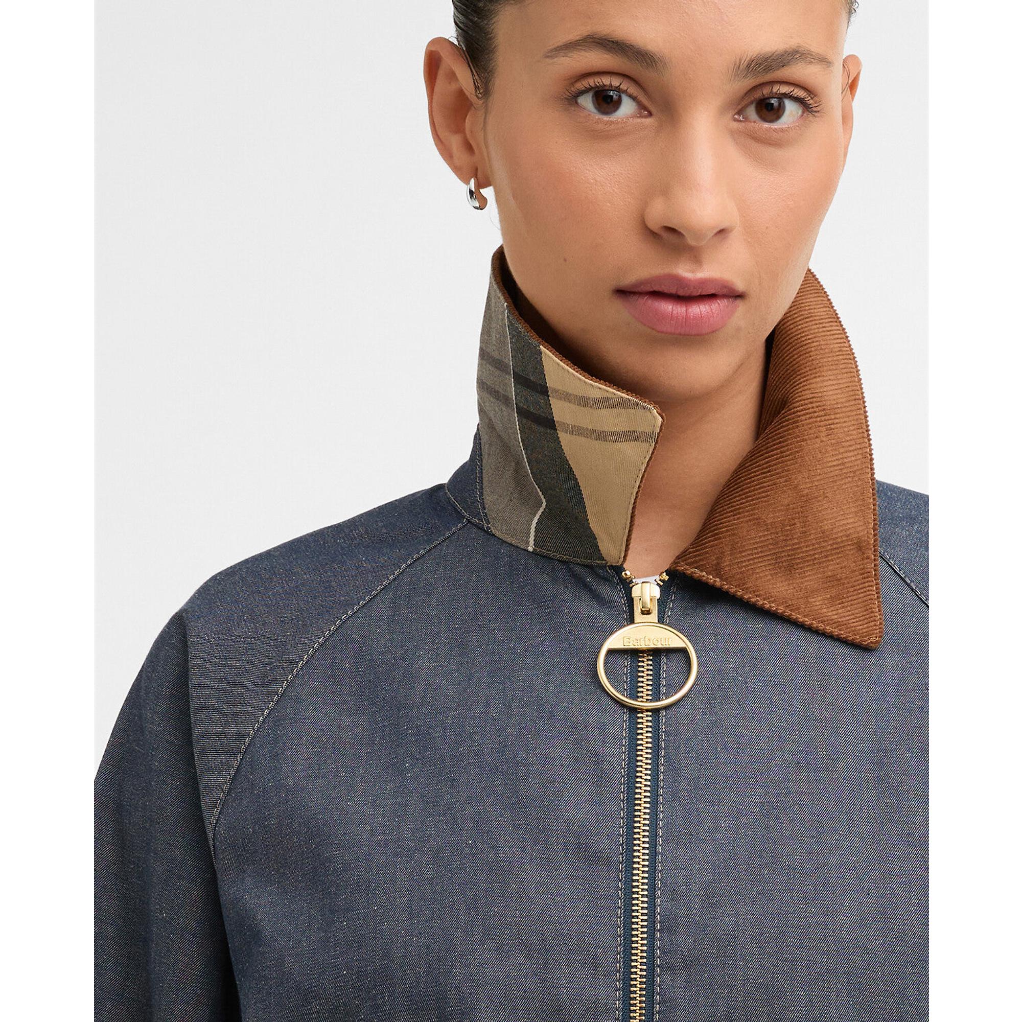 Product image 5 of 7 of Barbour Women's Freckleton Denim Jacket - Indigo / Dress