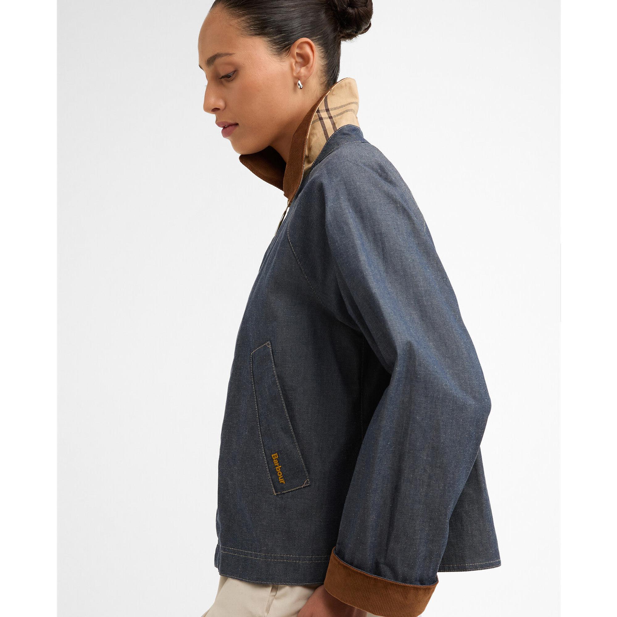 Product image 6 of 7 of Barbour Women's Freckleton Denim Jacket - Indigo / Dress