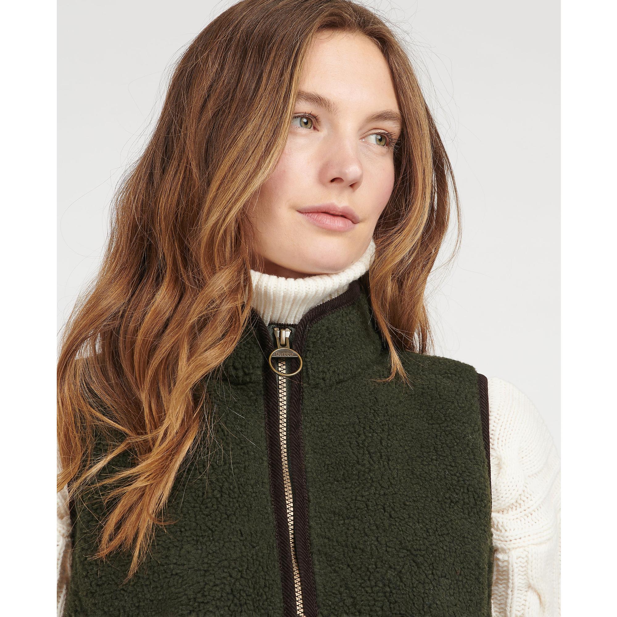 Product image 5 of 7 of Barbour Women's Burford Fleece Gilet - Olive/Classic