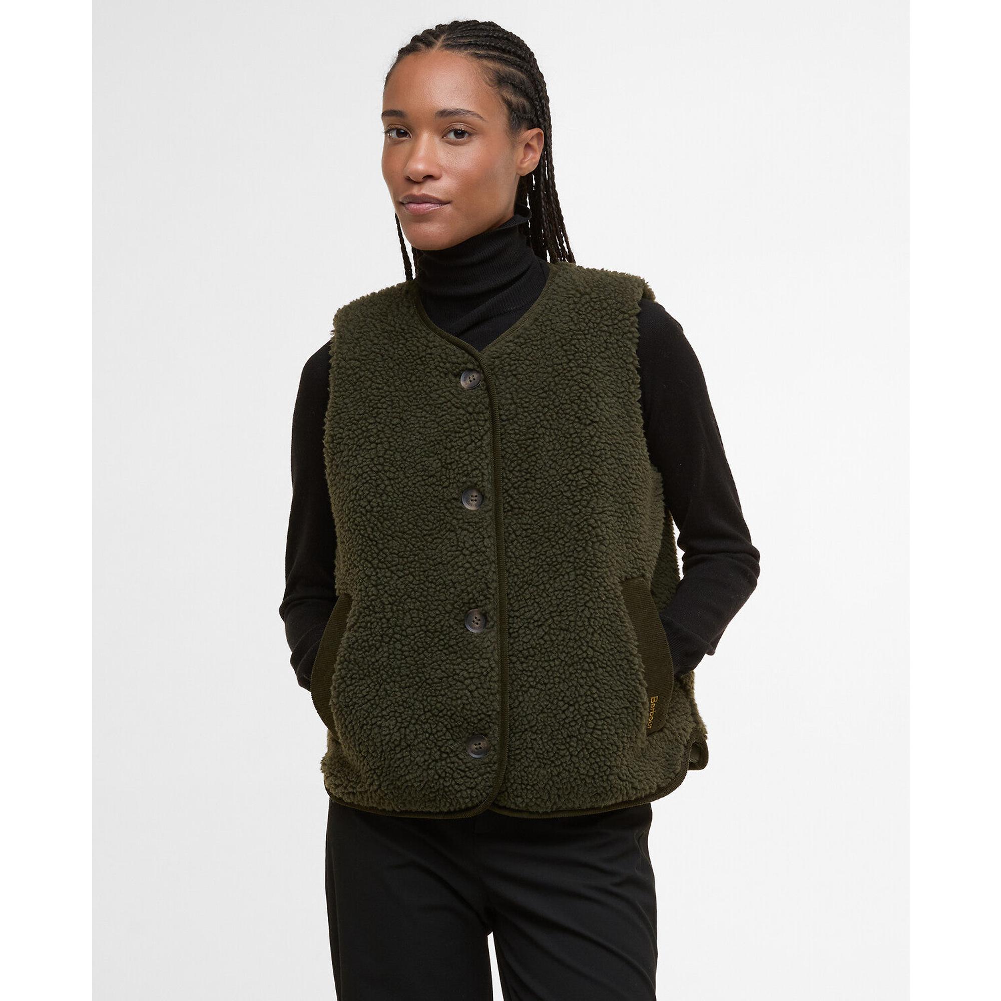 Product image 2 of 6 of Barbour Women's Luciana Fleece Gilet - Olive