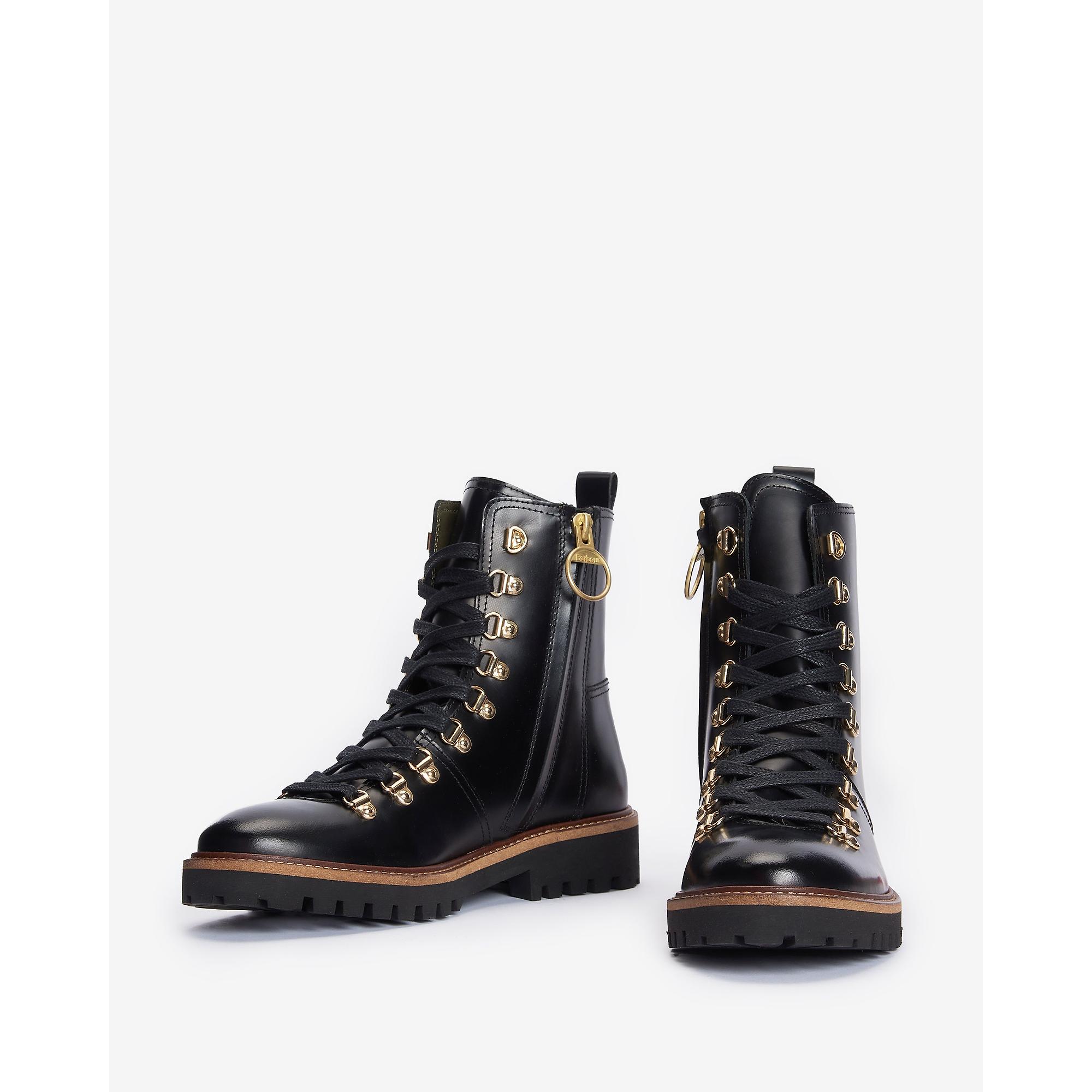 Product image 2 of 6 of Barbour Women's Blake Hiking Boots - Black Polido