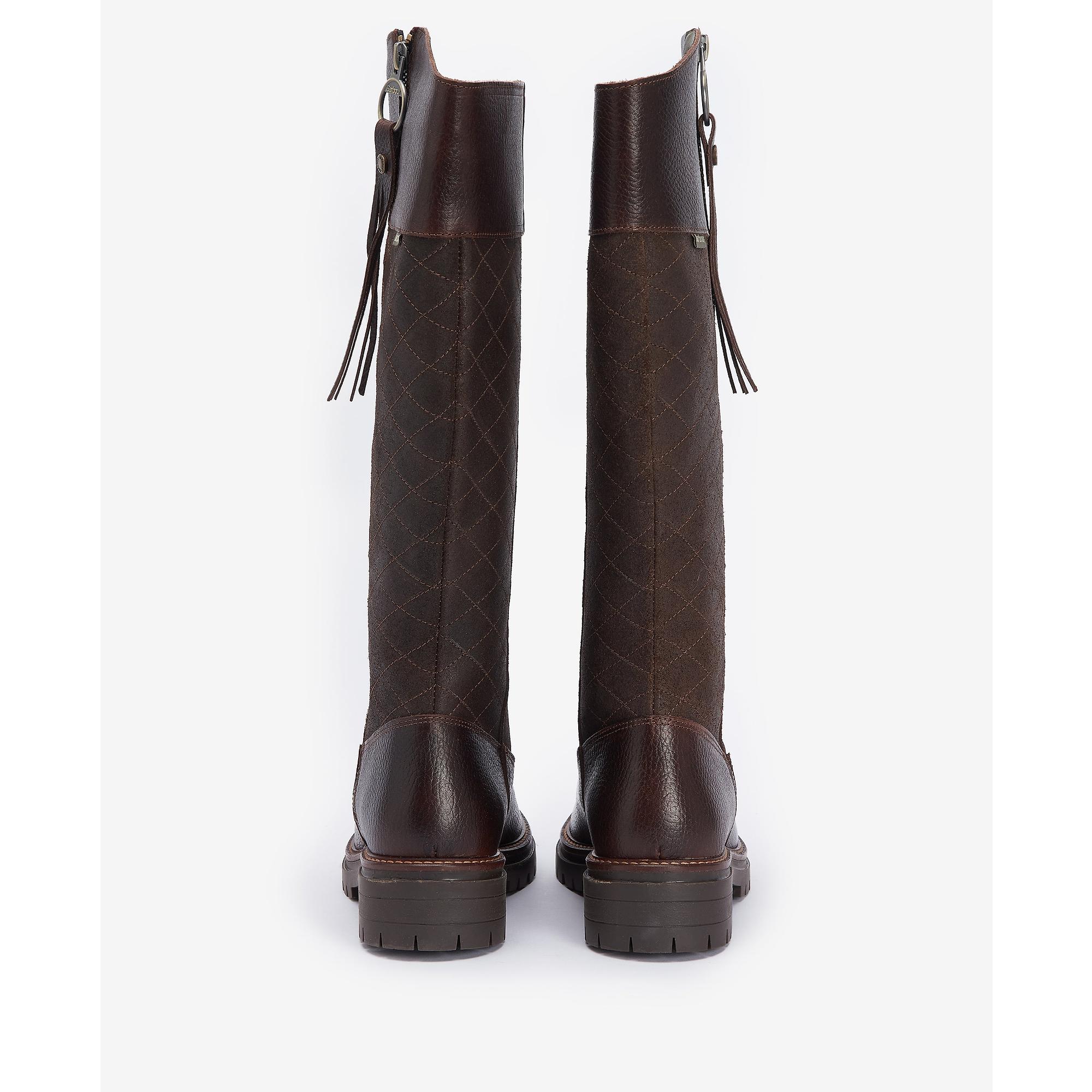 Product image 4 of 5 of Barbour Women's Ingrid Knee-High Boots - Dark Brown