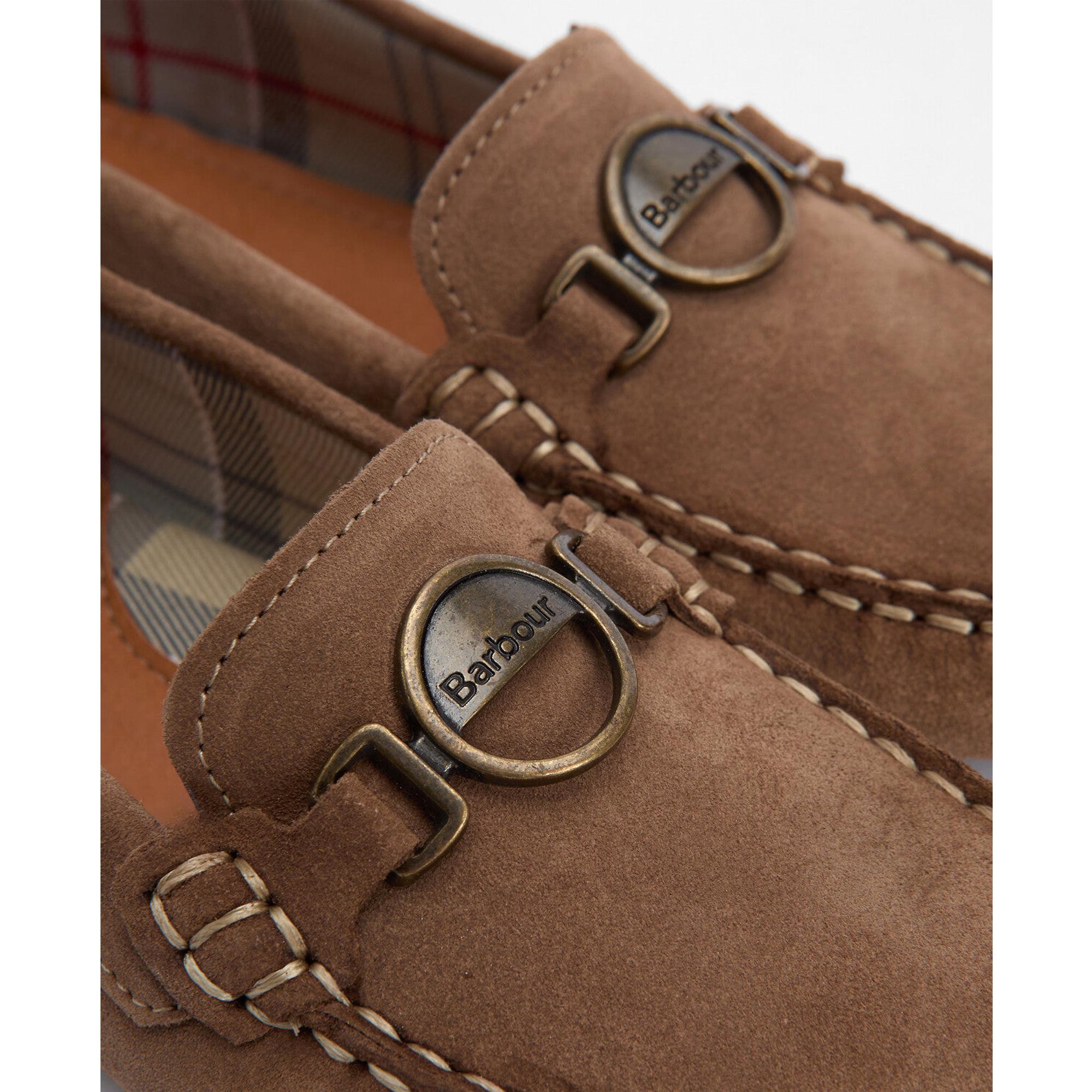 Product image 6 of 9 of Barbour Women's Laire Driving Shoes - Light Trench Suede