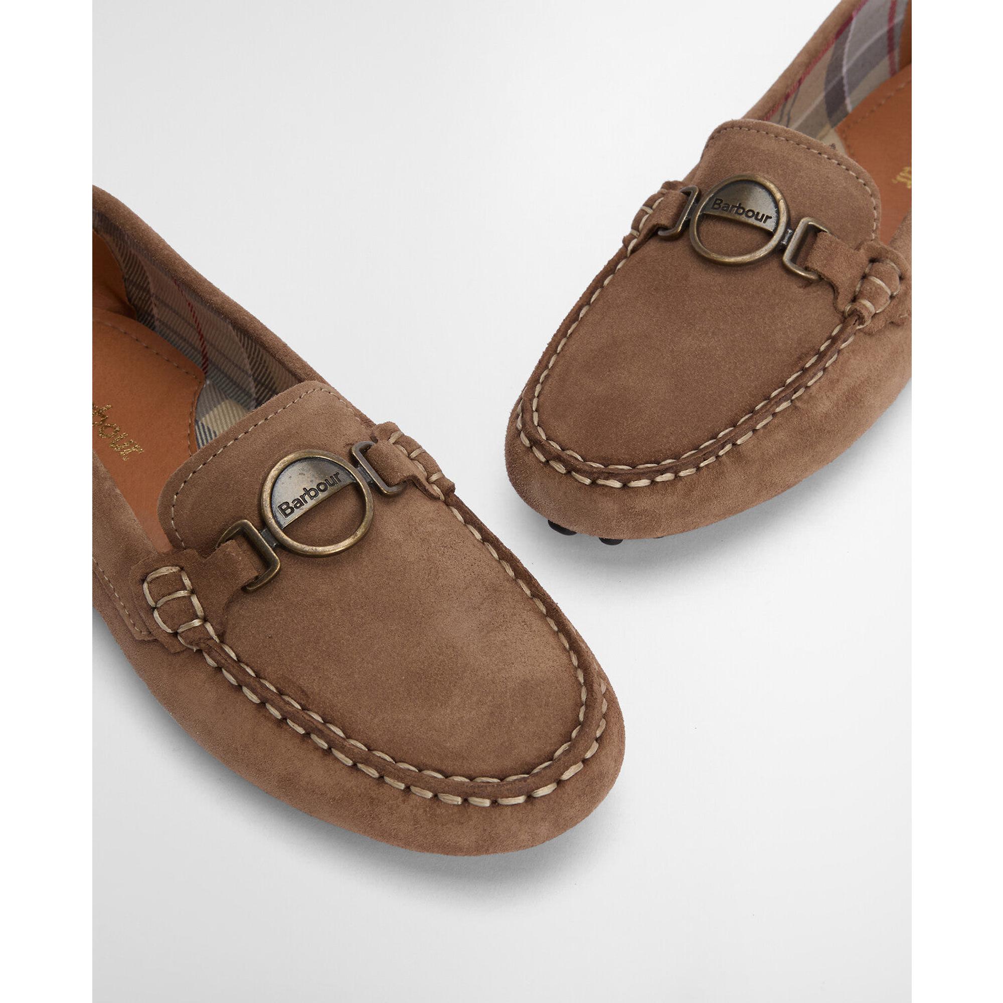 Product image 7 of 9 of Barbour Women's Laire Driving Shoes - Light Trench Suede