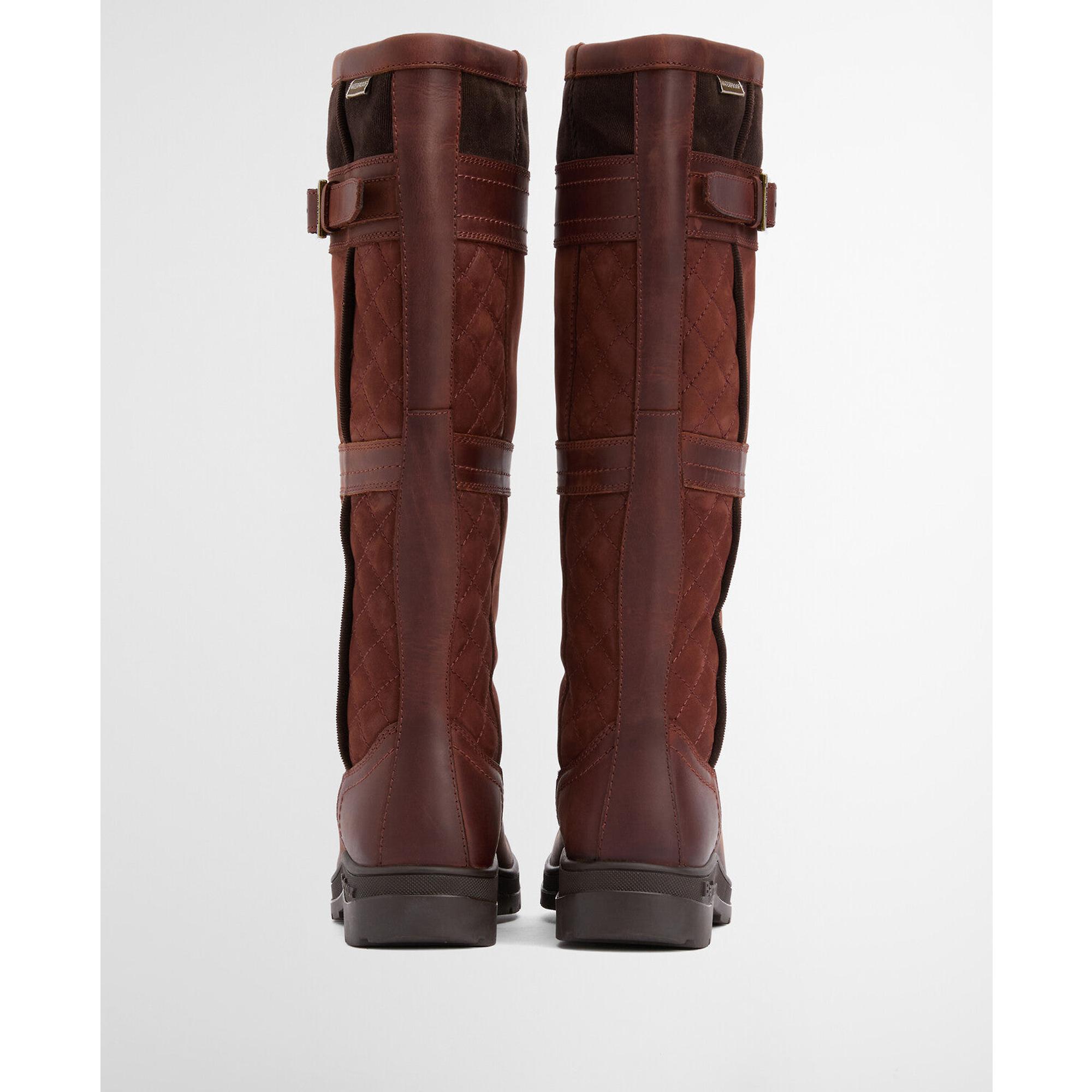 Product image 4 of 12 of Barbour Women's Beaconsfield Tall Boots - Mahogony/Choc Nubuck