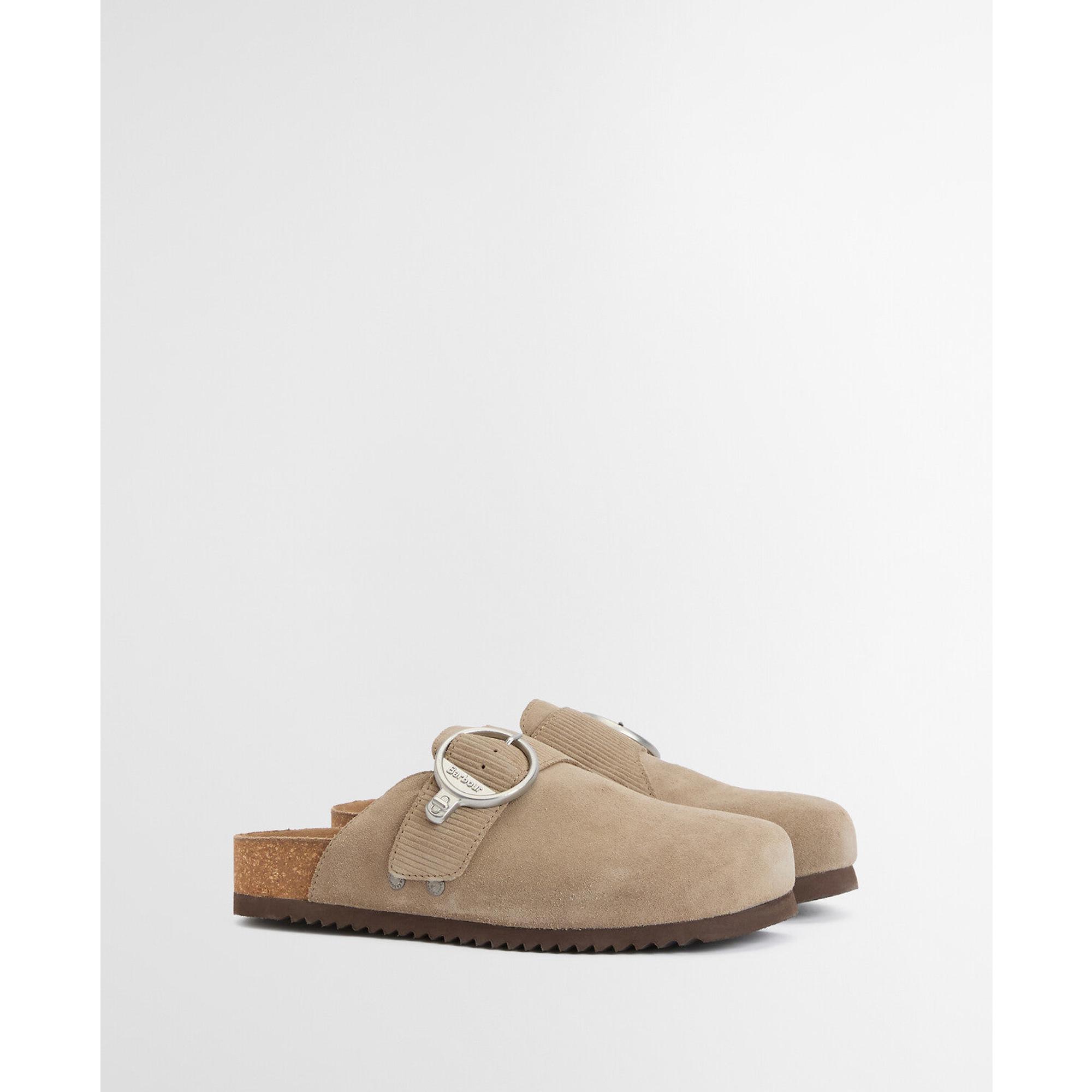 Product image 9 of 9 of Barbour Women's Kyra Closed Toe Sandals - Taupe Suede