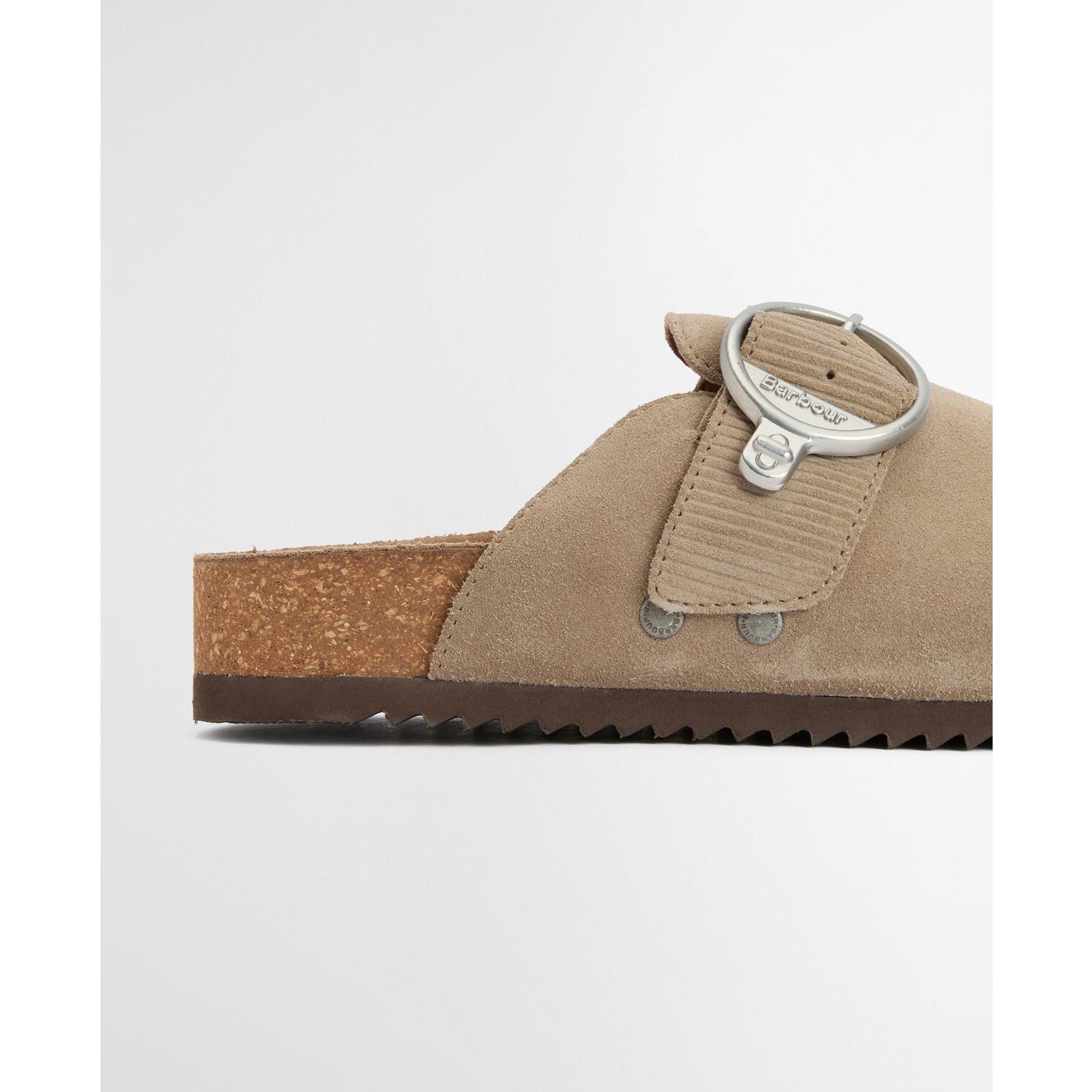 Product image 5 of 9 of Barbour Women's Kyra Closed Toe Sandals - Taupe Suede