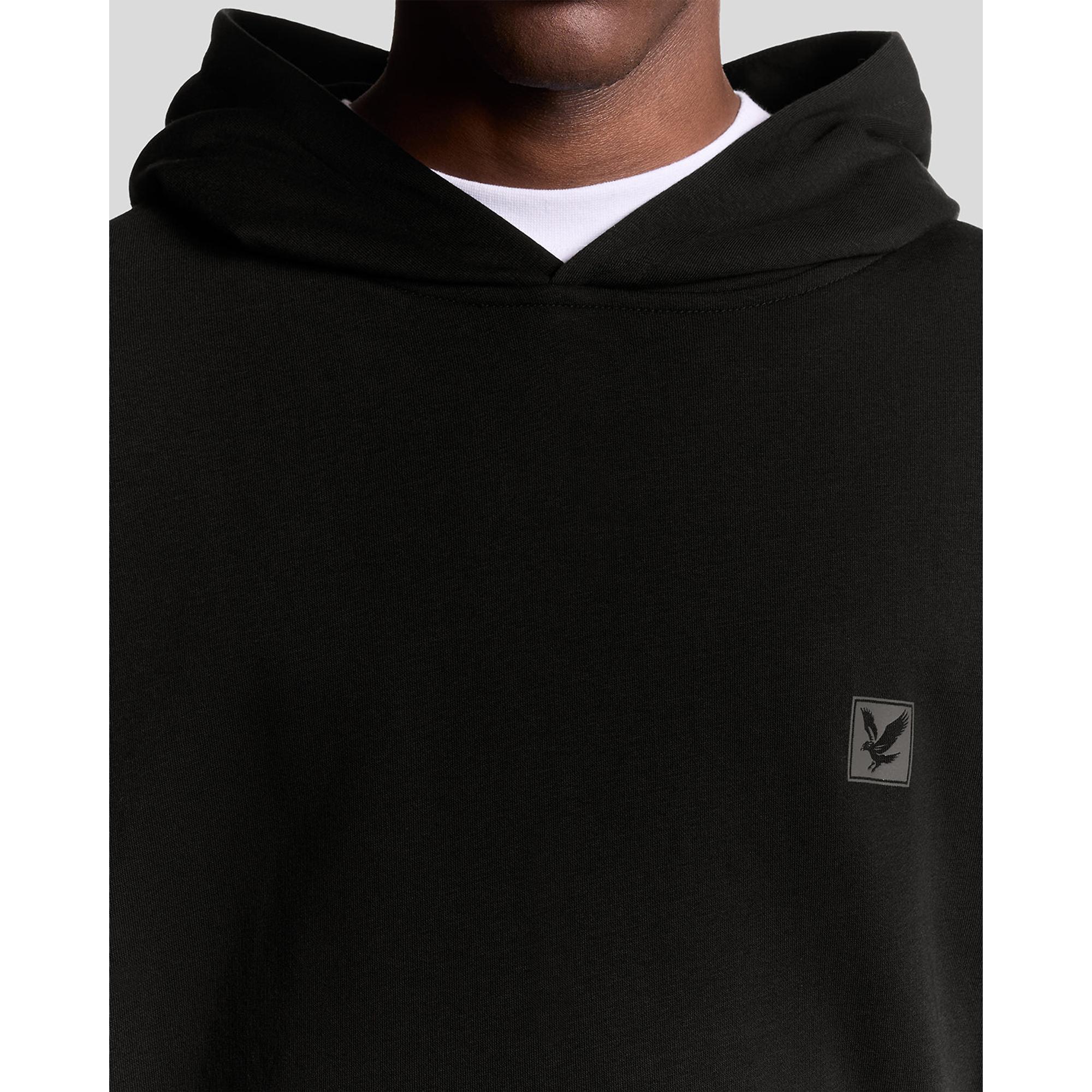 Product image 4 of 6 of Lyle & Scott Men's Loungewear Pullover Hoodie - Jet Black