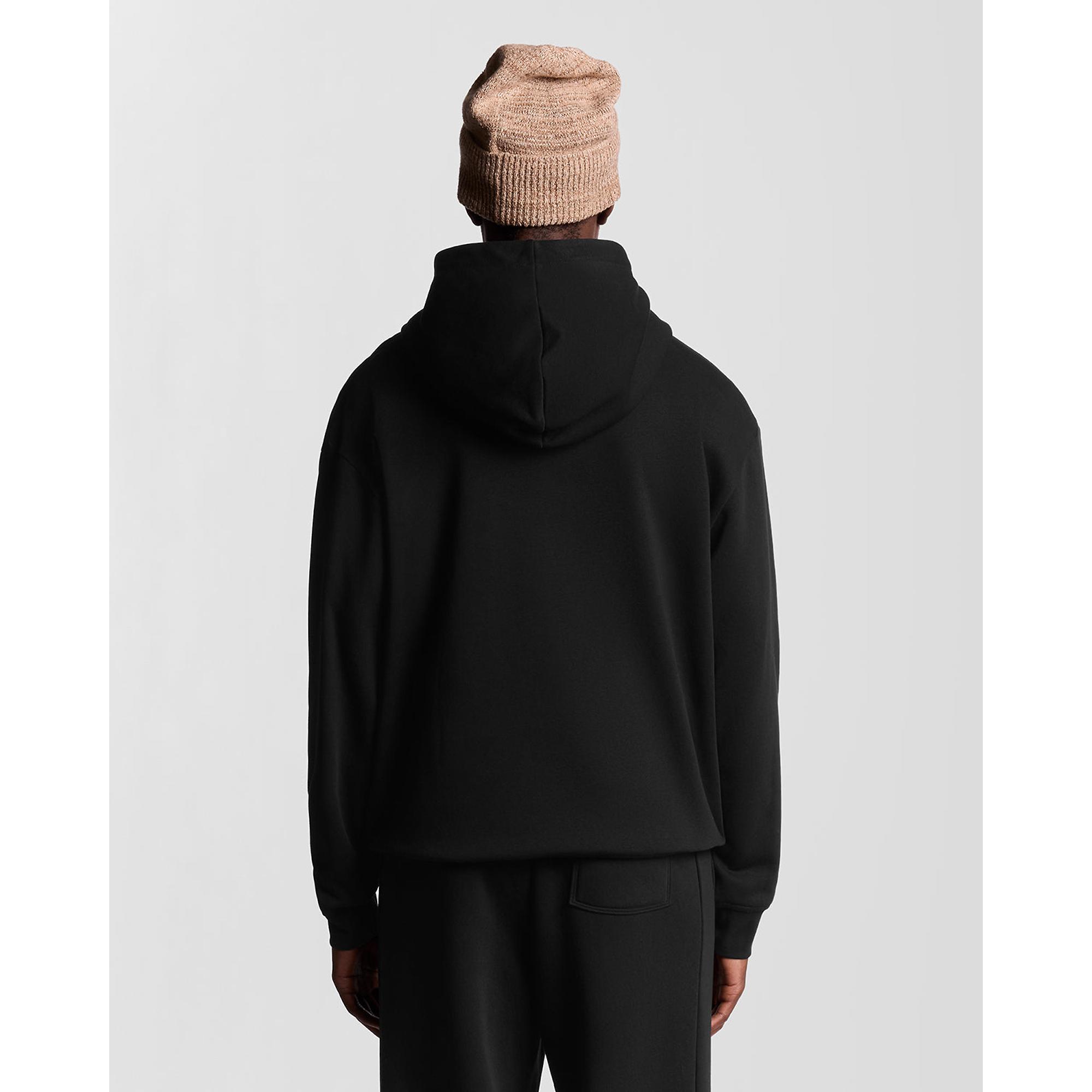 Product image 5 of 6 of Lyle & Scott Men's Loungewear Pullover Hoodie - Jet Black