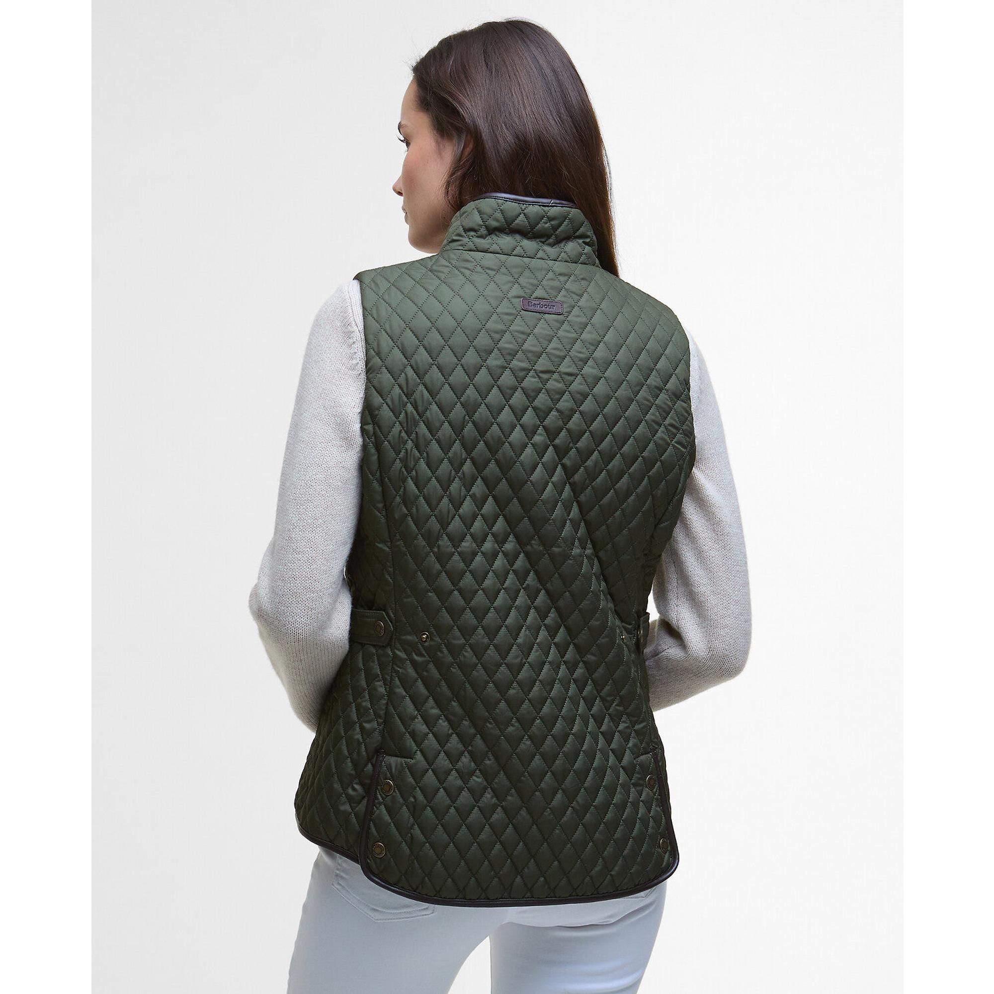 Product image 4 of 7 of Barbour Women's Dahlia Quilted Gilet - Olive