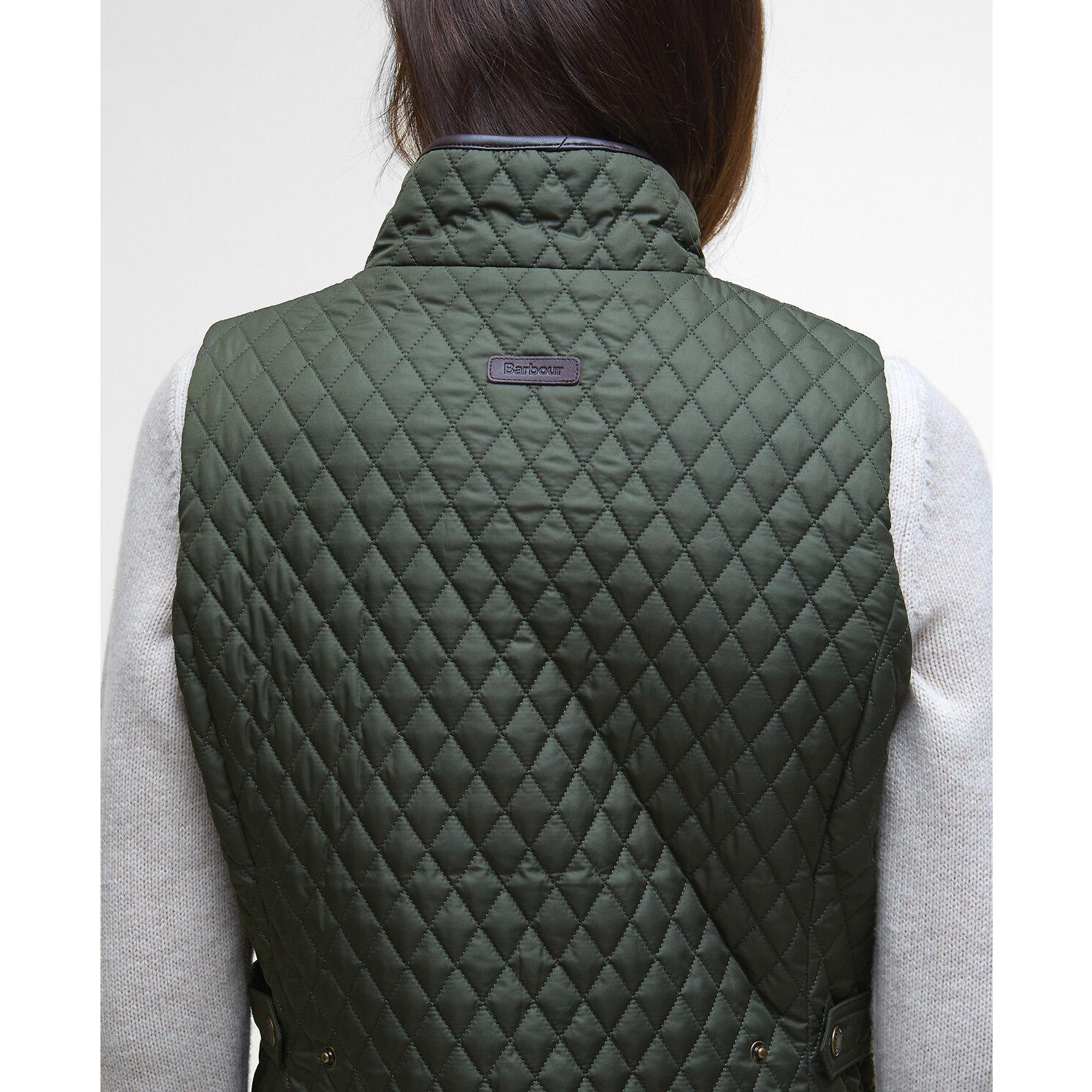Product image 6 of 7 of Barbour Women's Dahlia Quilted Gilet - Olive