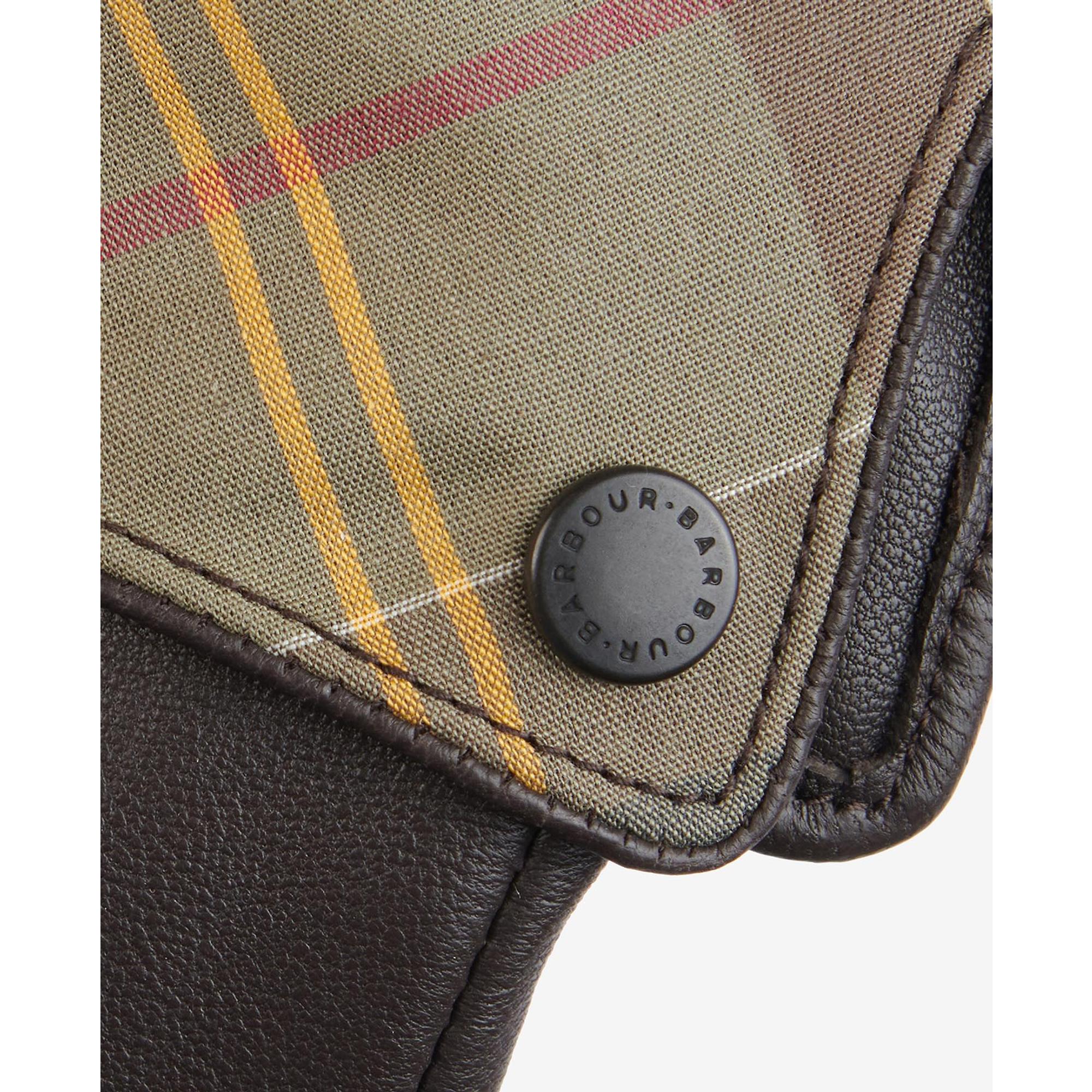 Product image 3 of 4 of Barbour Women's Lady Jane Leather Gloves - Choc/Classic