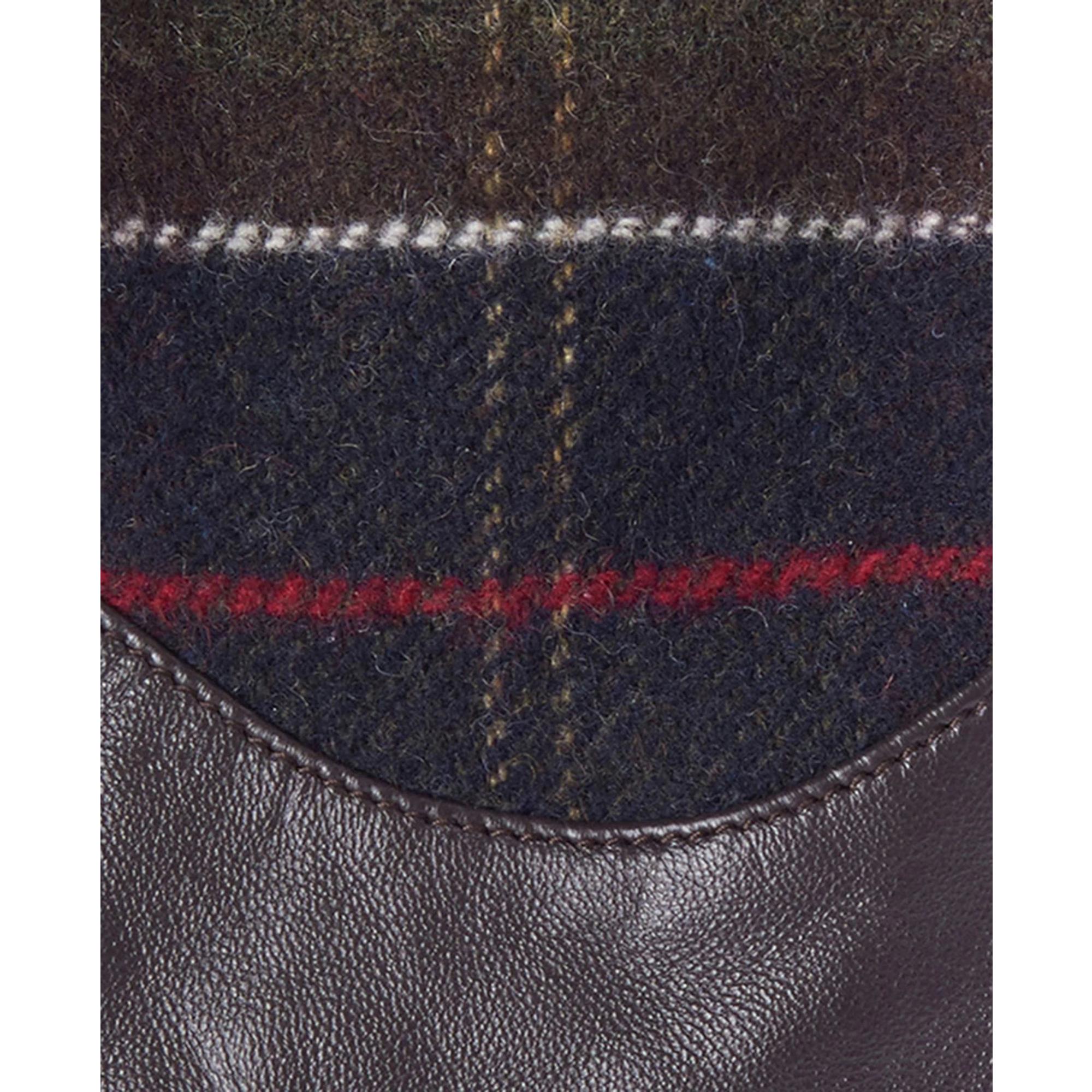 Product image 4 of 4 of Barbour Women's Dee Tartan Gloves - Dark Brown