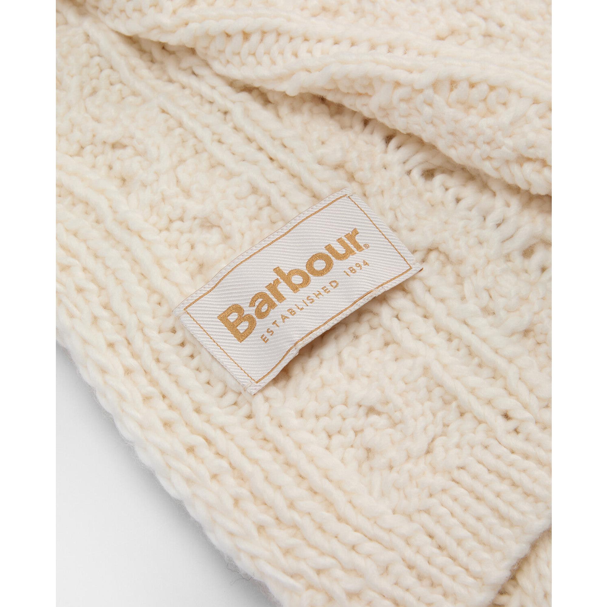 Product image 8 of 10 of Barbour Women's Penshaw Beanie & Scarf Gift Set - Cloud