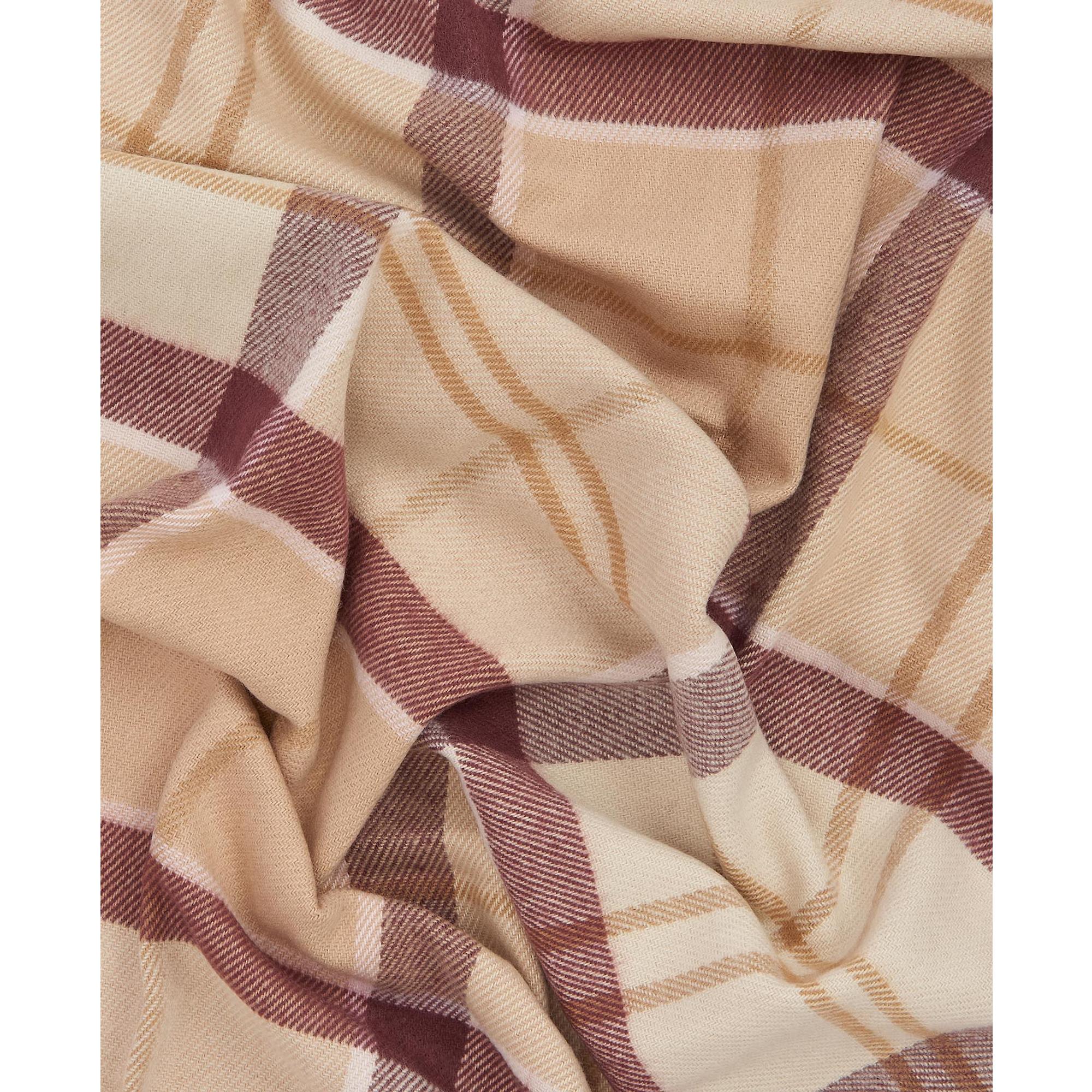 Product image 6 of 8 of Barbour Women's Dover Pom Beanie & Hailes Scarf Gift Set - Muted Cabernet