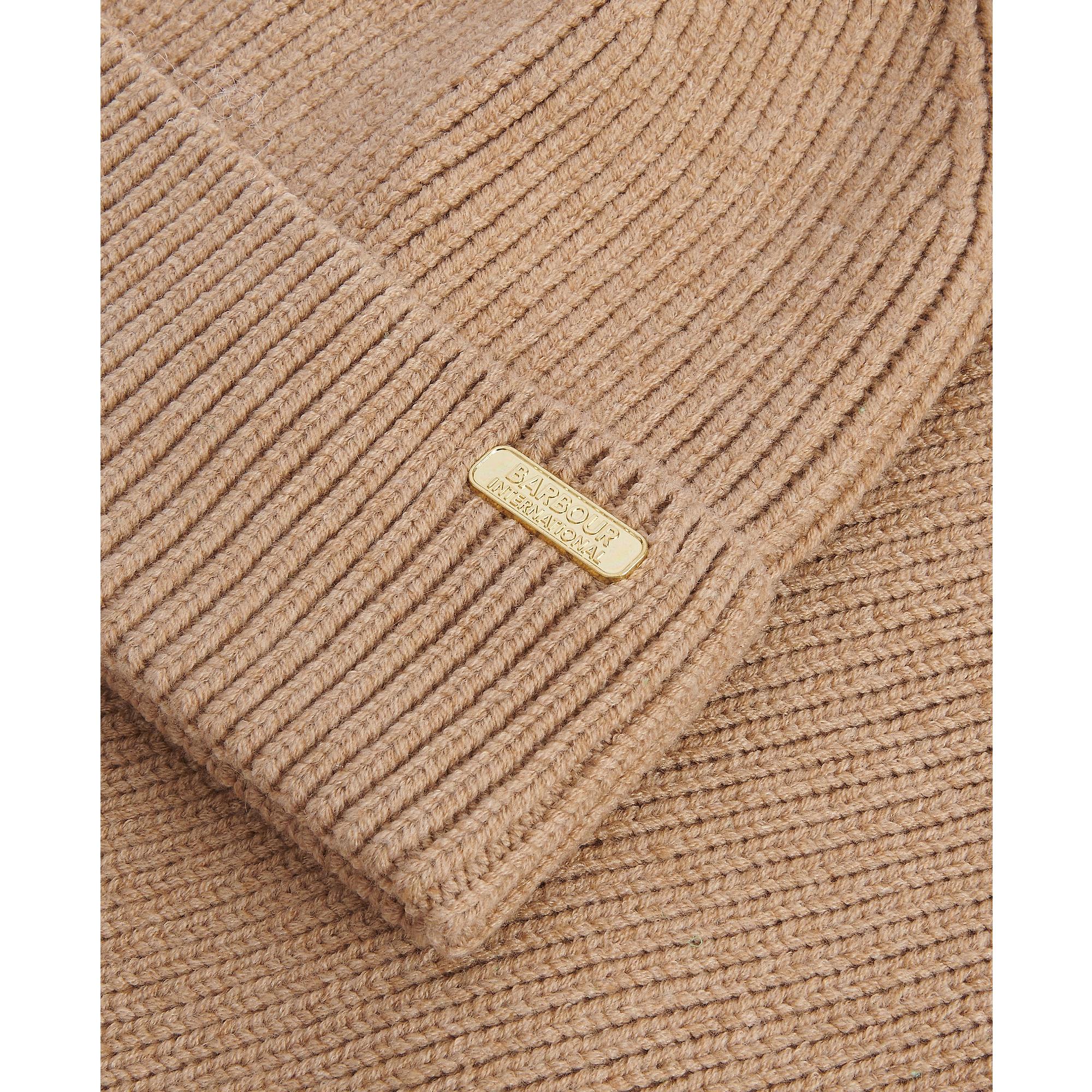 Product image 5 of 7 of Barbour International Women's Mallory Beanie & Scarf Gift Set - Light Trench