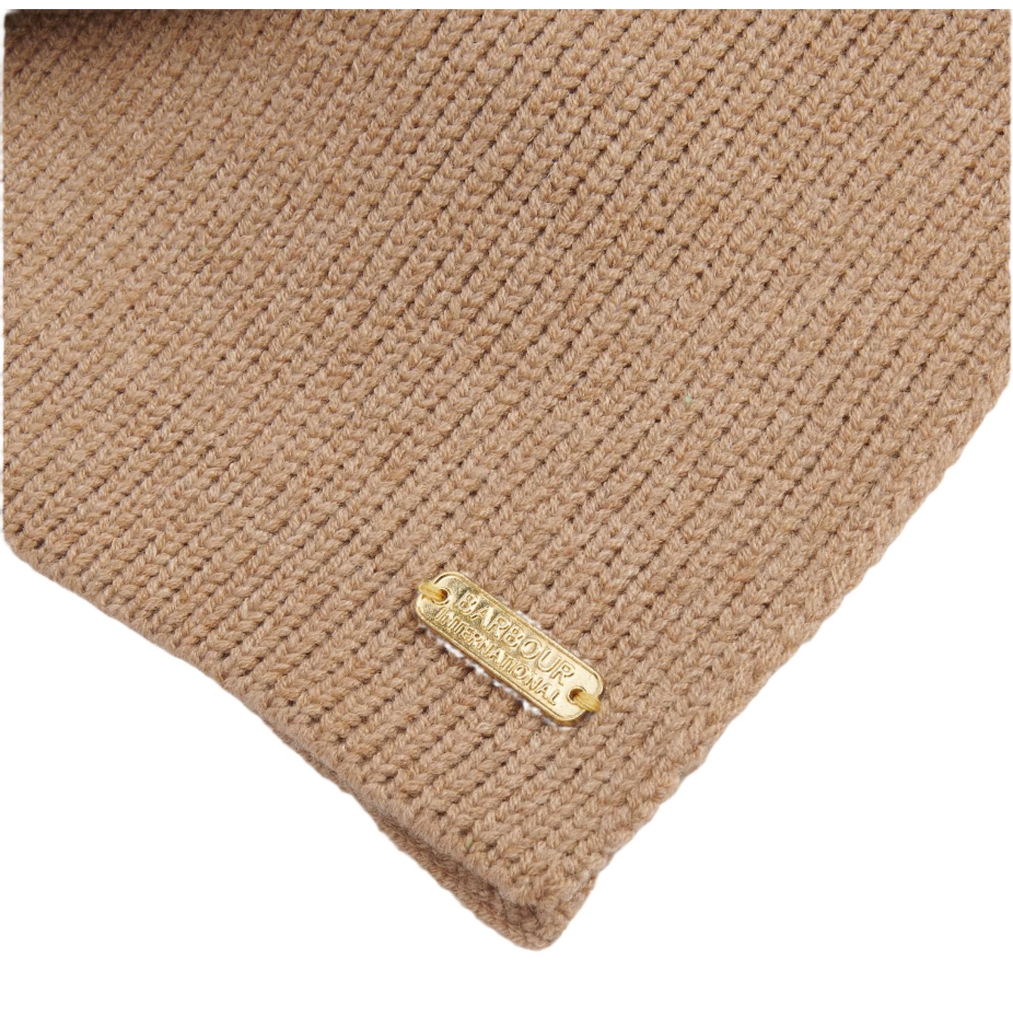 Product image 6 of 7 of Barbour International Women's Mallory Beanie & Scarf Gift Set - Light Trench