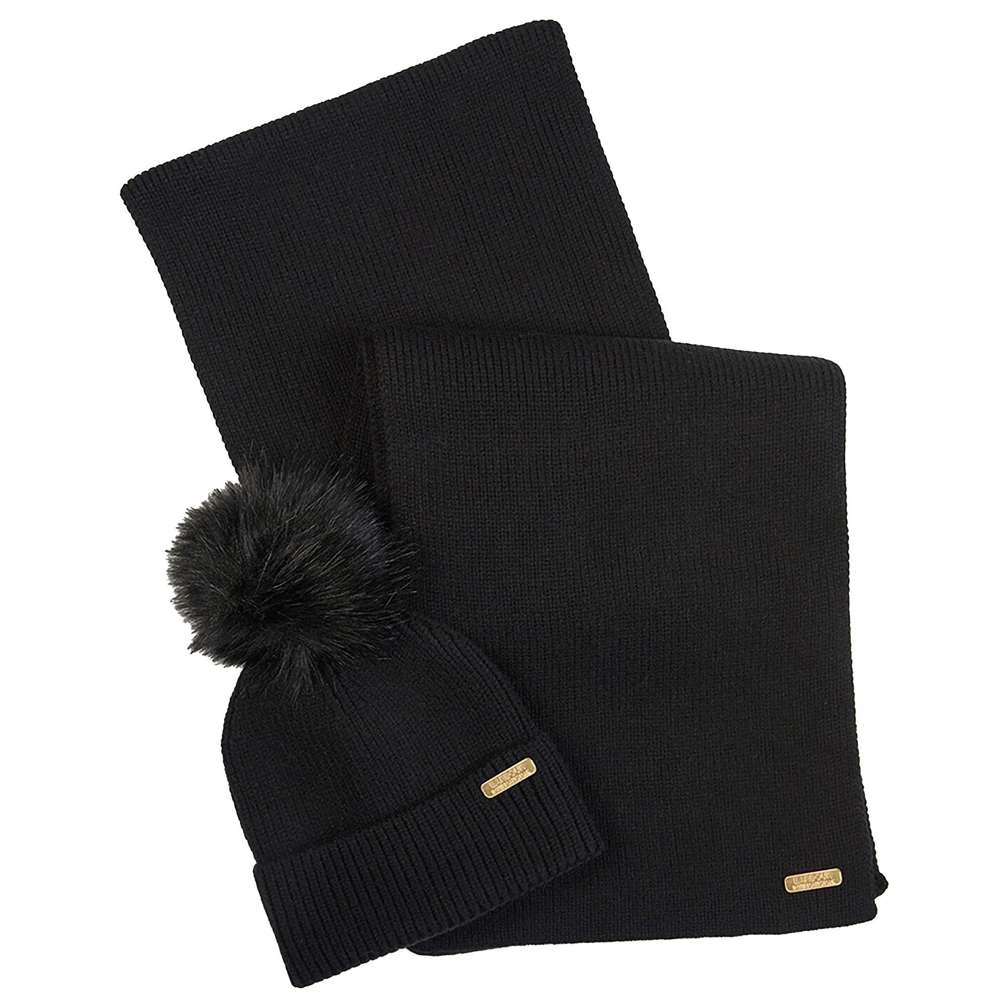 Product image 1 of 5 of Barbour International Women's Mallory Beanie & Scarf Gift Set - Classic Black