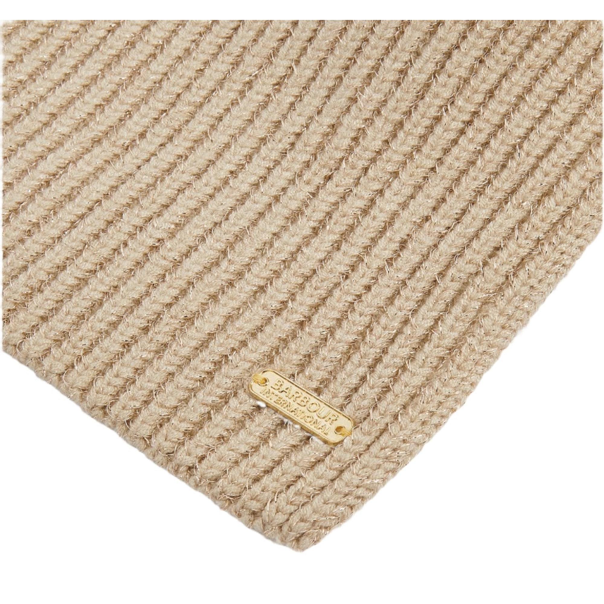 Product image 5 of 7 of Barbour International Women's Estoril Beanie & Scarf Gift Set - Stone